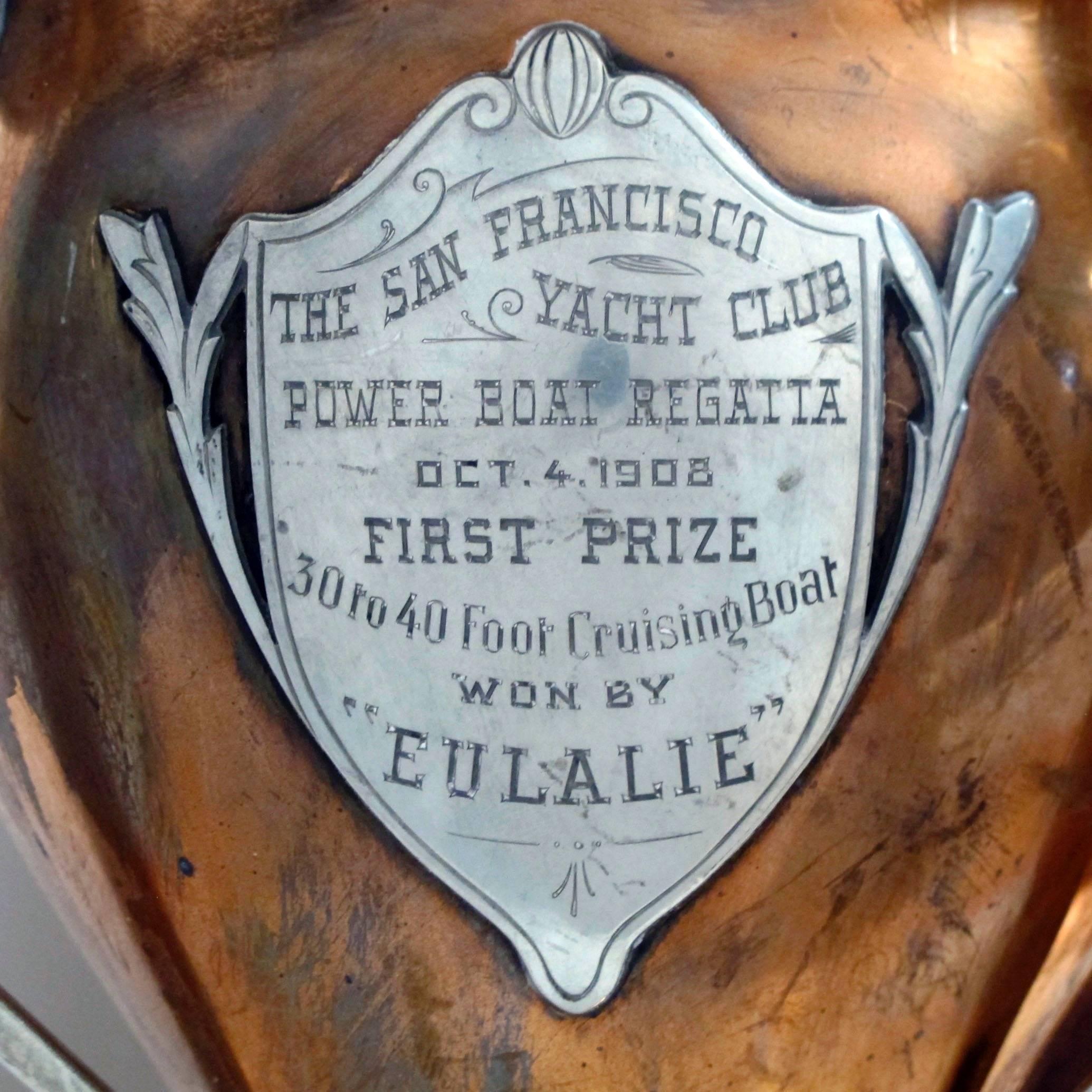 American Antique San Francisco Yacht Club Trophy Loving Cup, 1908