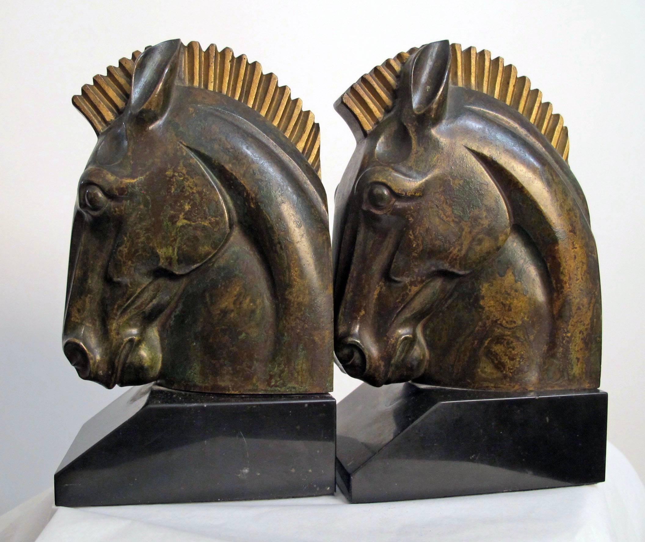 horsehead bookends