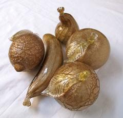 Vintage Barbini italienischen Murano Kunstglas Obst