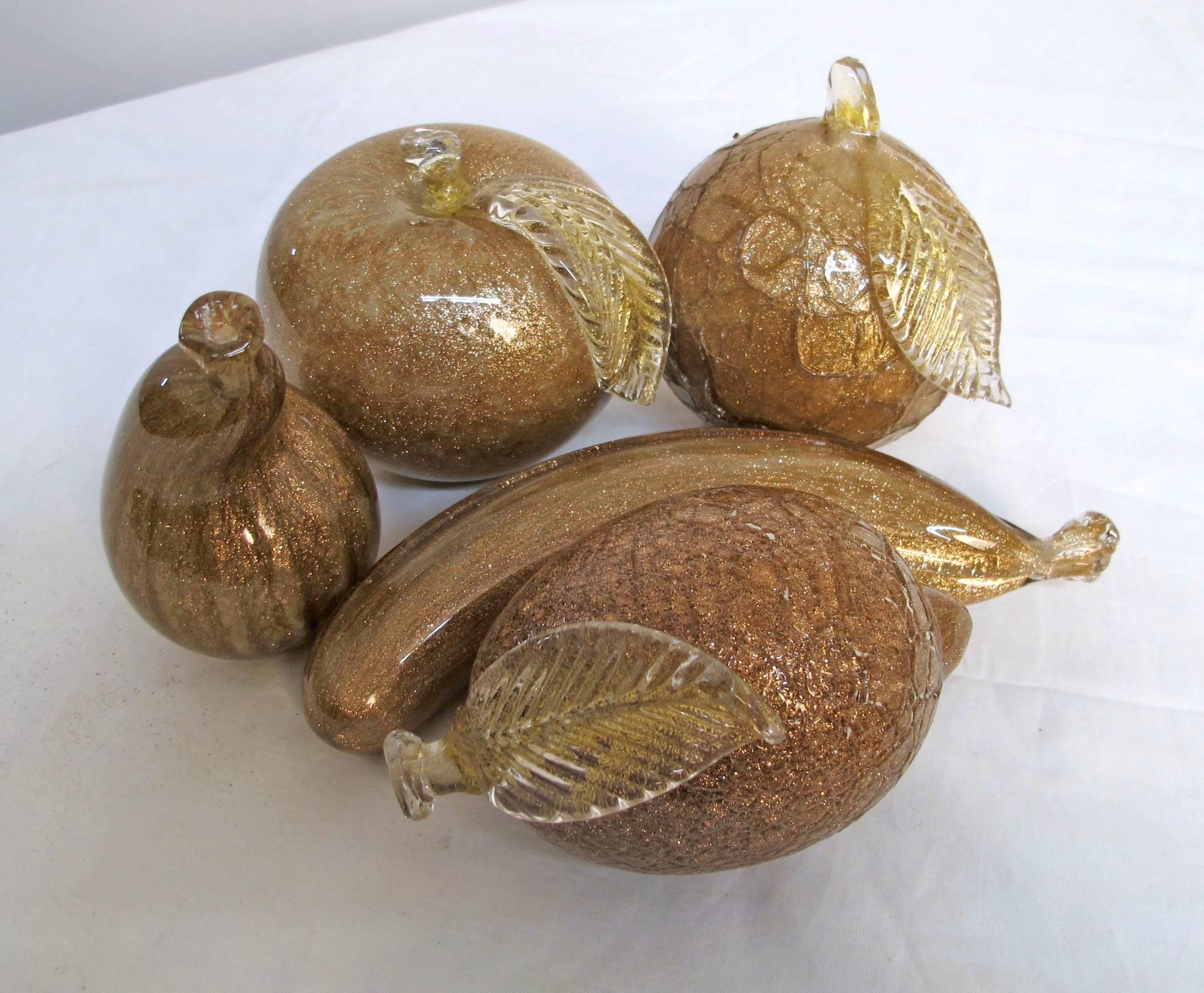 vintage murano glass fruit