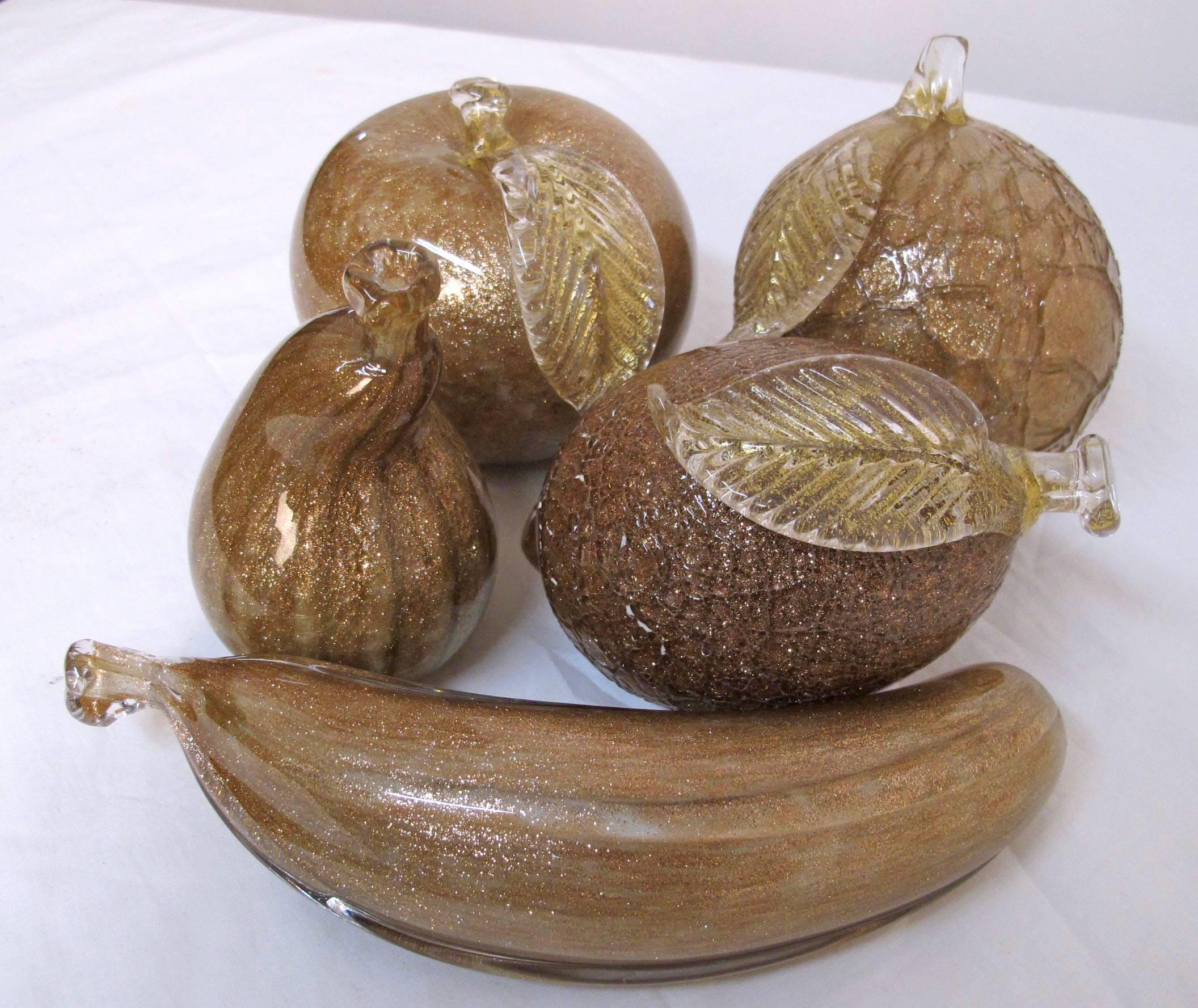 decorative glass fruit for sale
