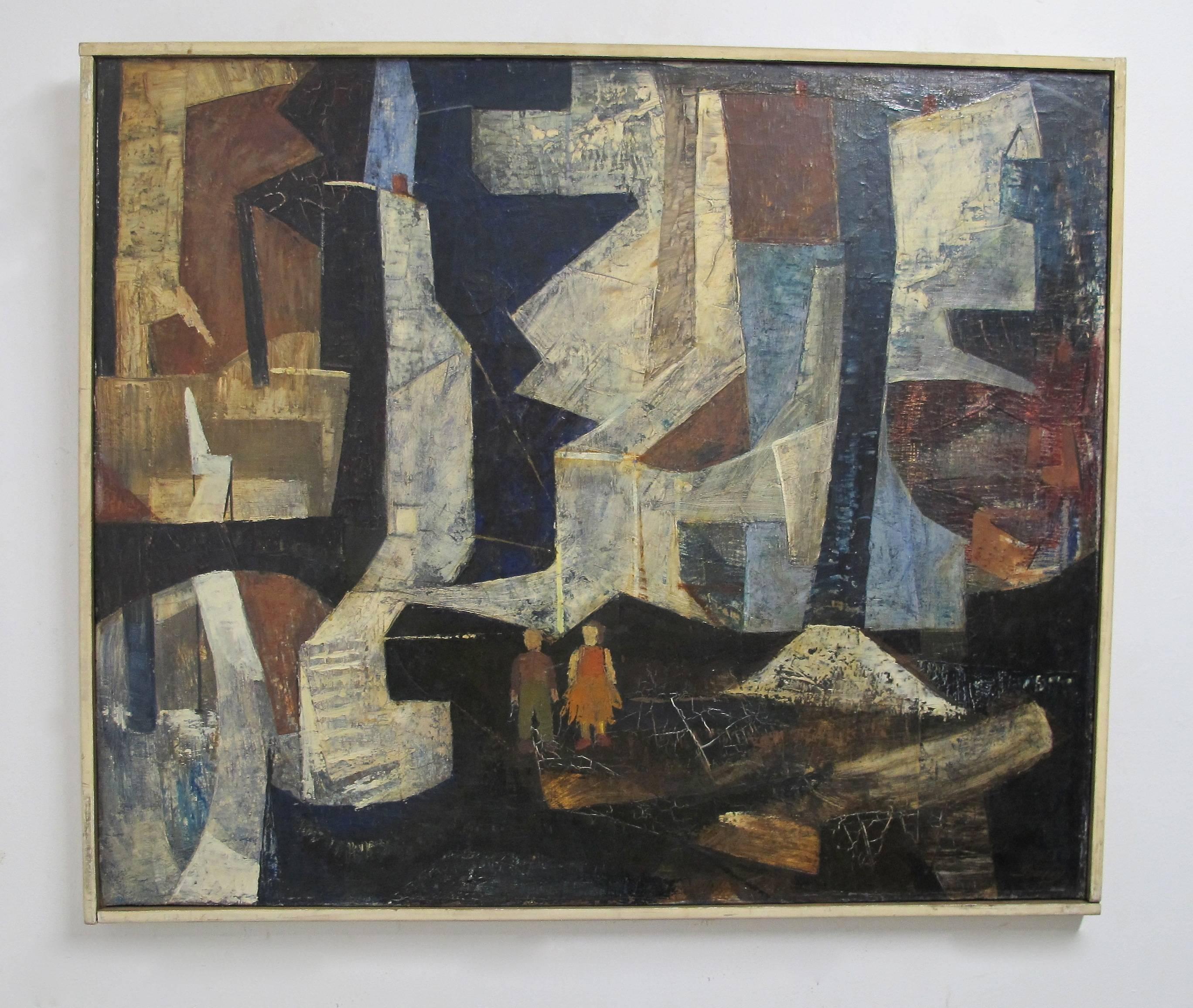 American Mid-20th Century Abstract Painting