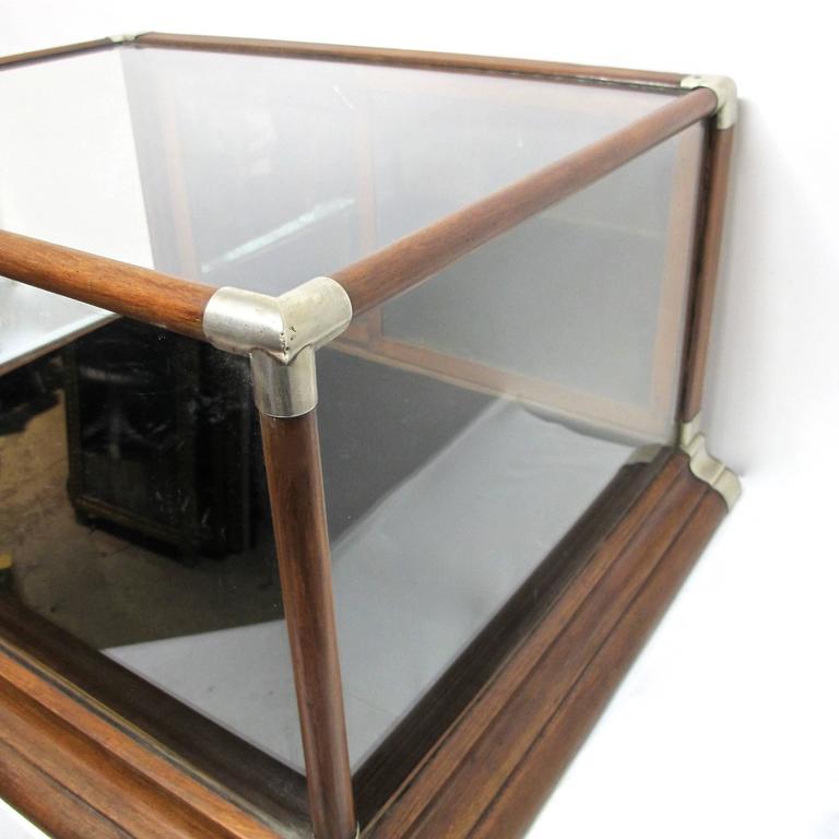 Antique American Oak Display Case at 1stDibs