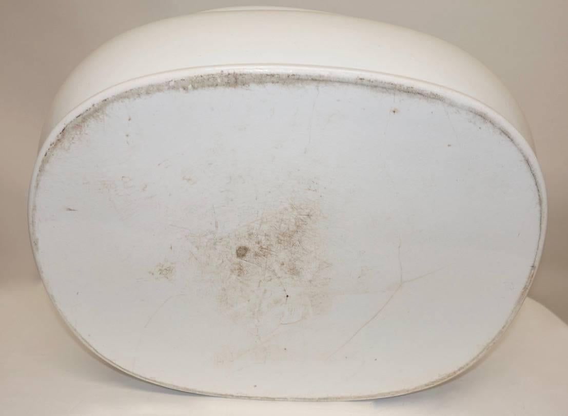 Large 19th Century Porcelain Foot Bath 1