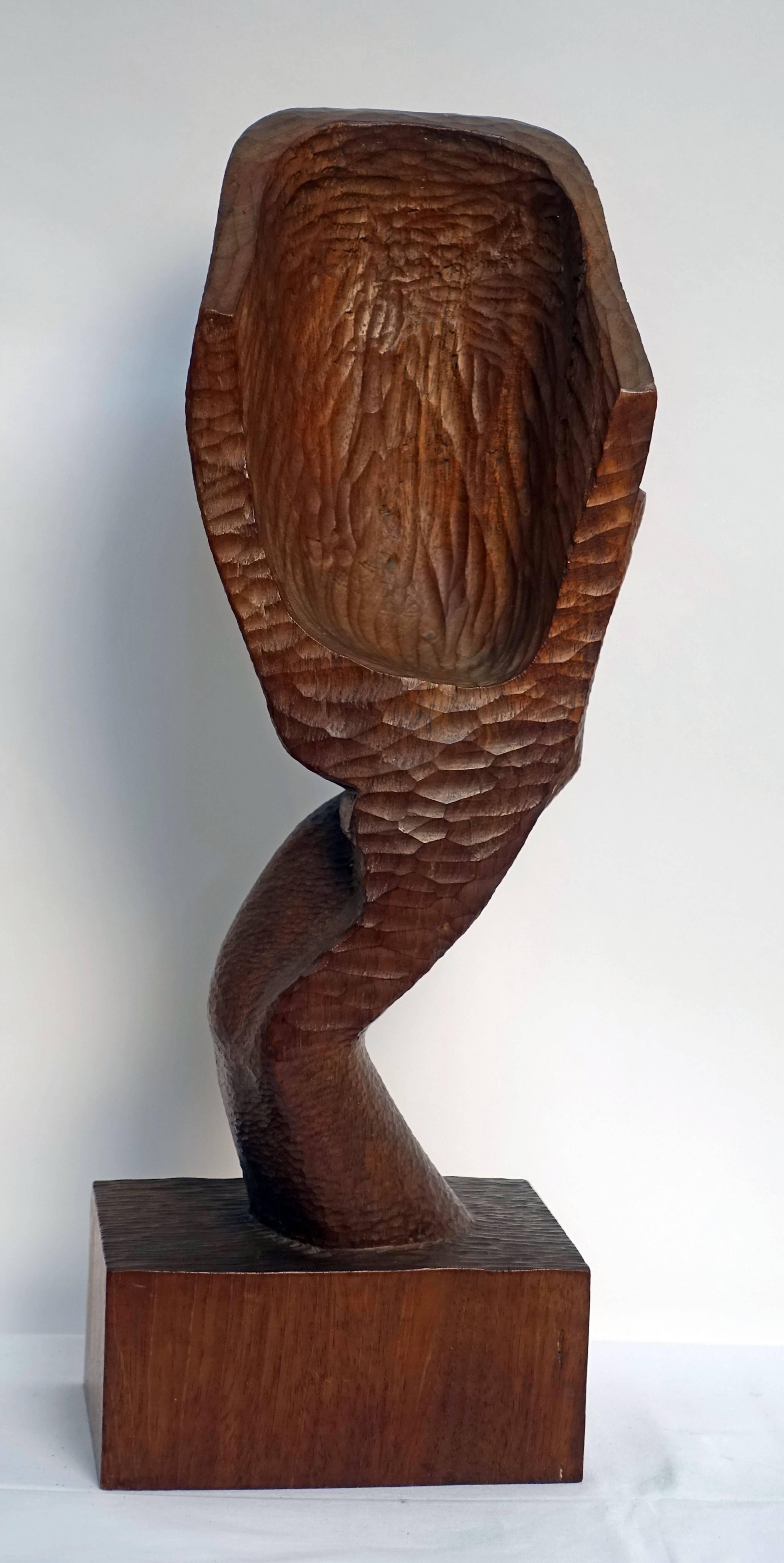 20th Century Mid-Century Wood Sculpture by Peter Ganine
