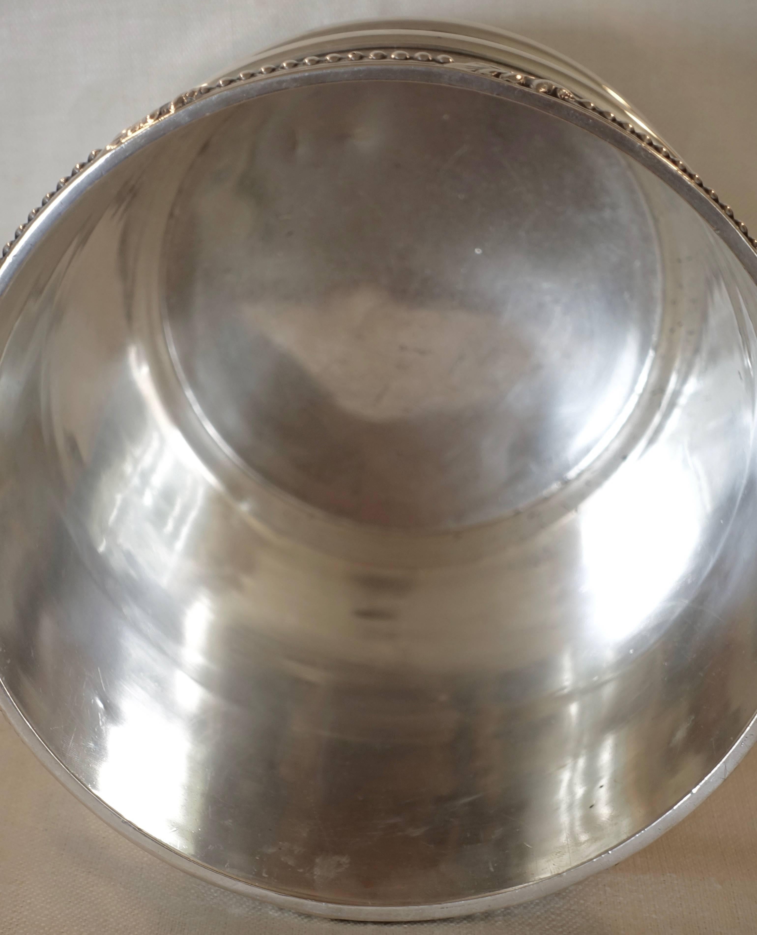 Gorham Silver Plate Champagne Cooler Ice Bucket for Becker Hotel In Excellent Condition In San Francisco, CA