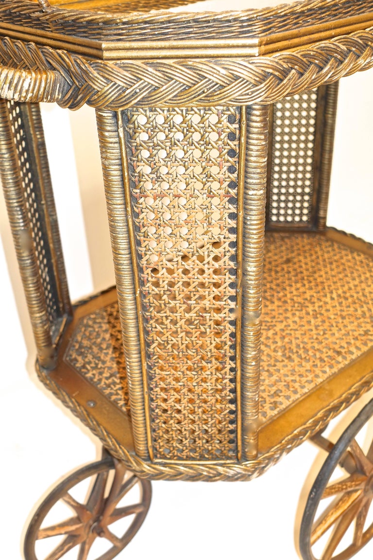 Heywood Bros. Wakefield Co Drinks Cart, Original at 1stDibs