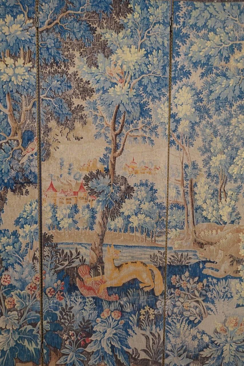 Four-Panel Printed Tapestry Style Screen 3