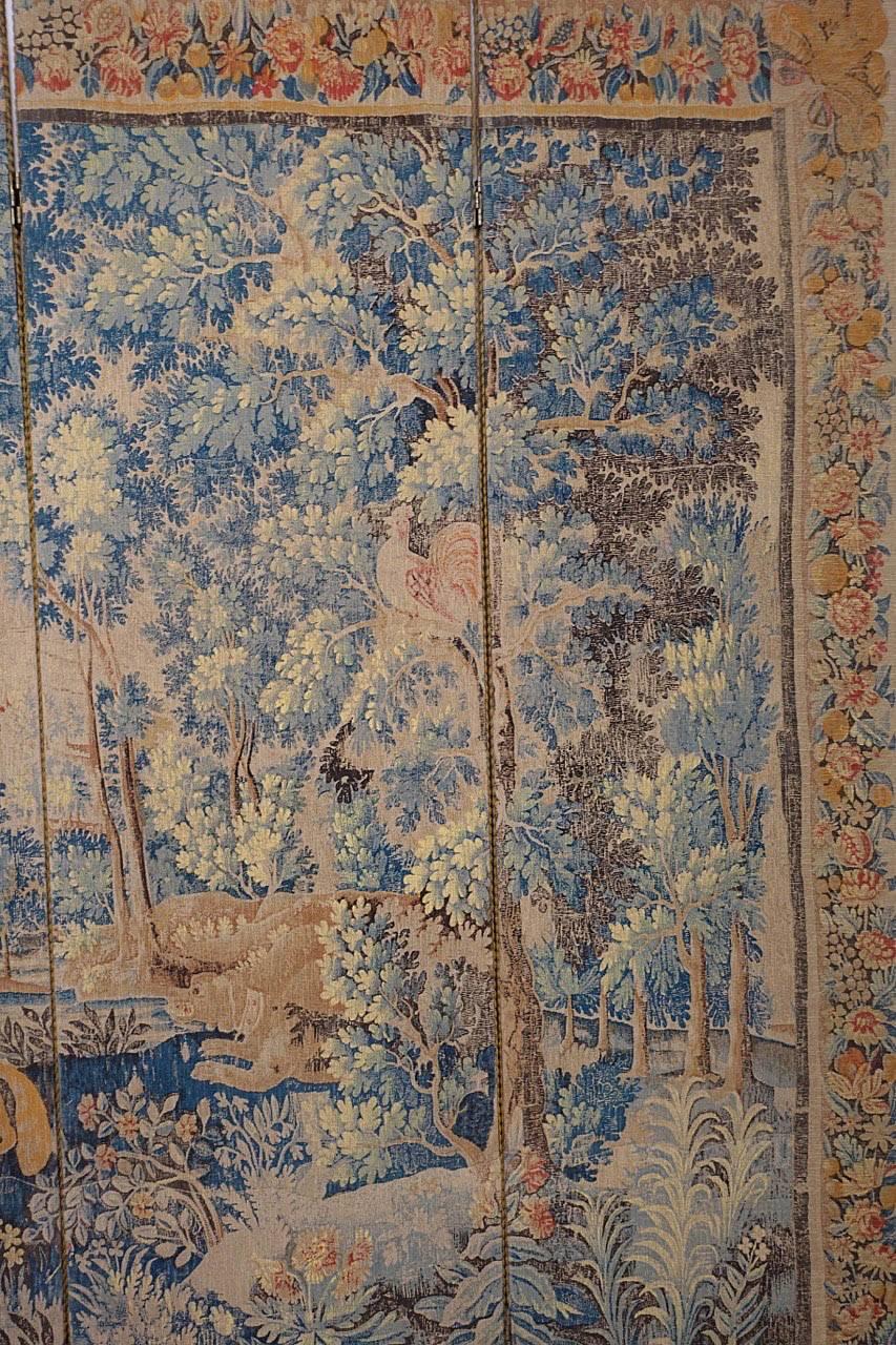 Four-Panel Printed Tapestry Style Screen 2