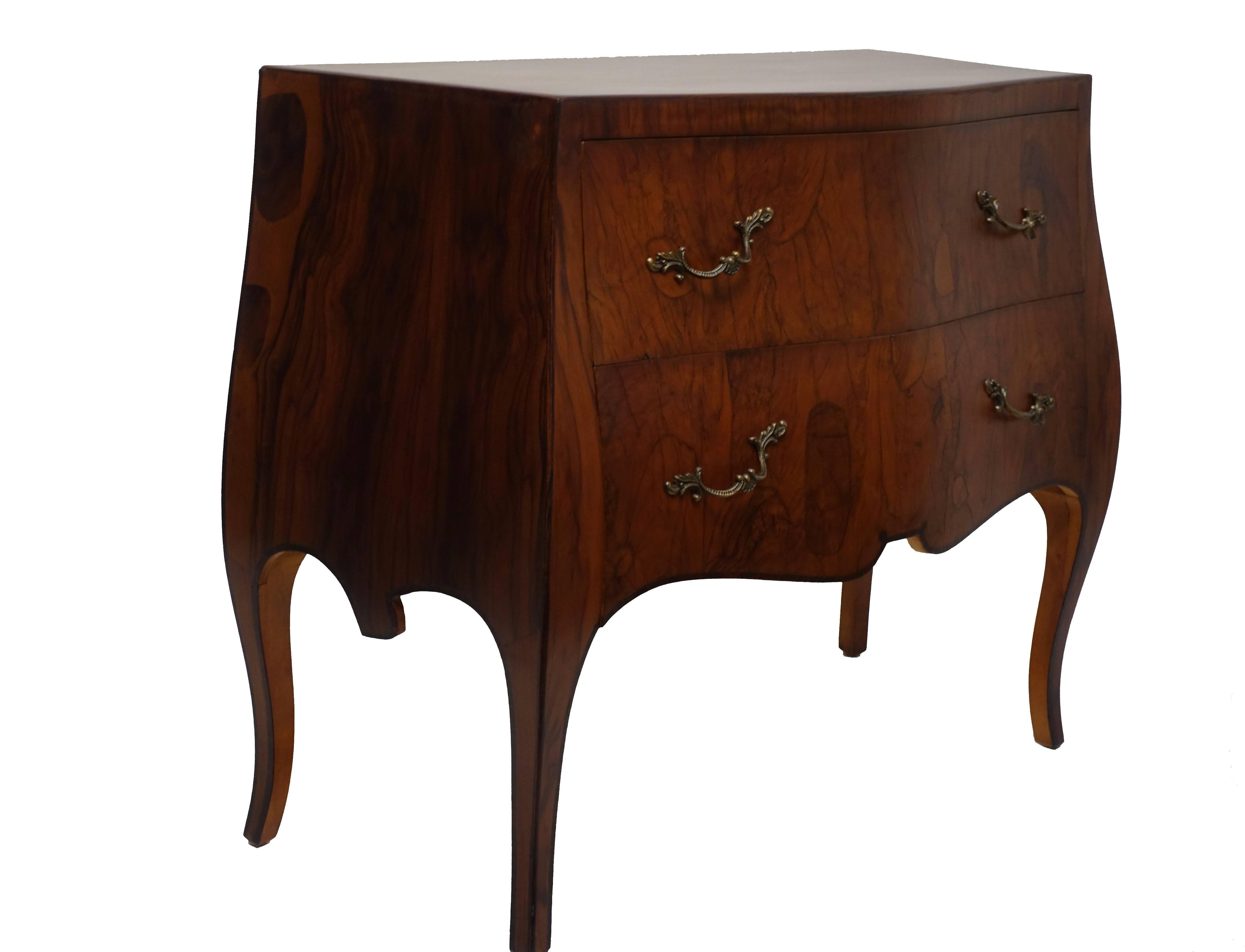 Italian Olivewood Commode In Excellent Condition In San Francisco, CA