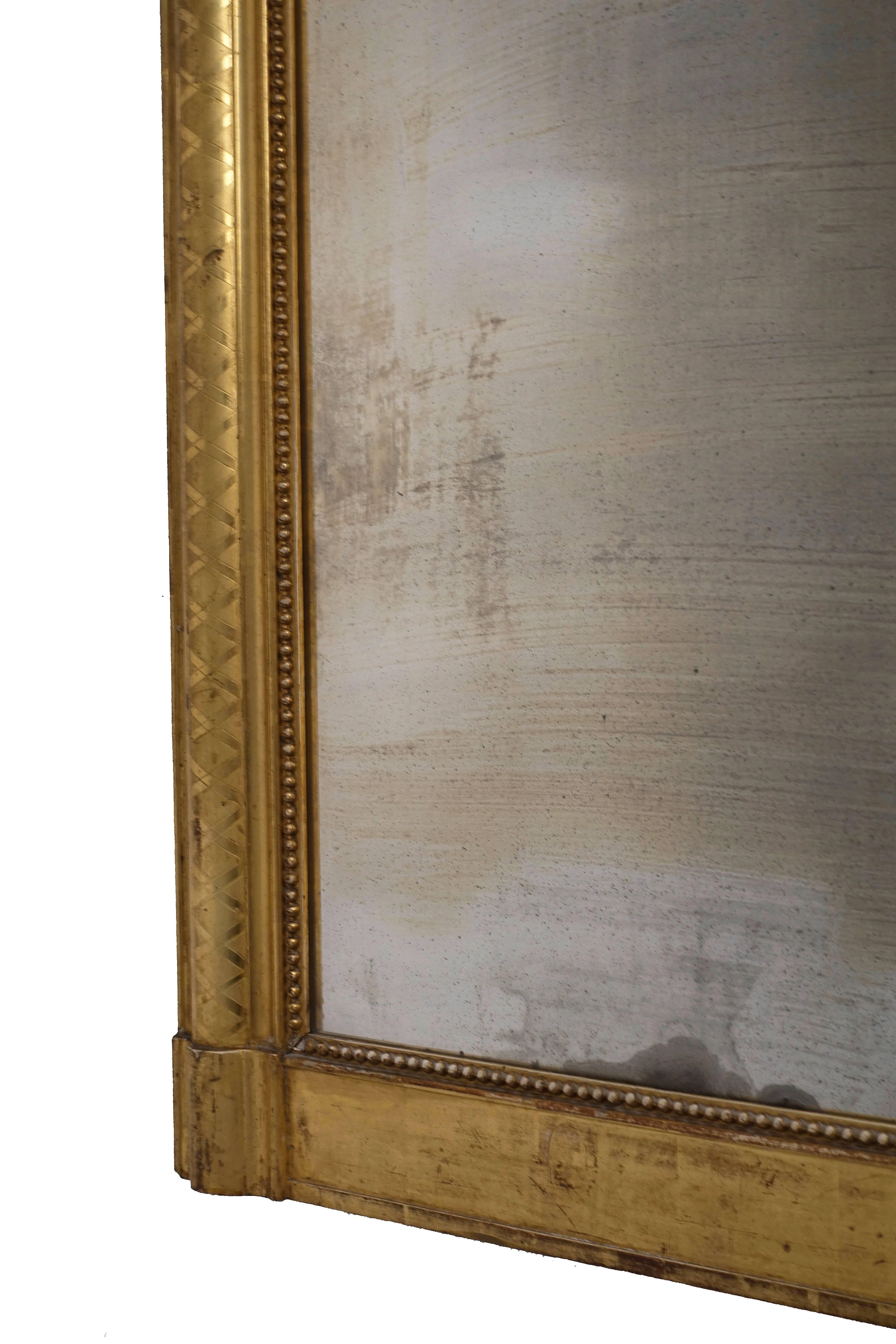 Louis Philippe Gilt Framed Mirror, French, 19th Century 1