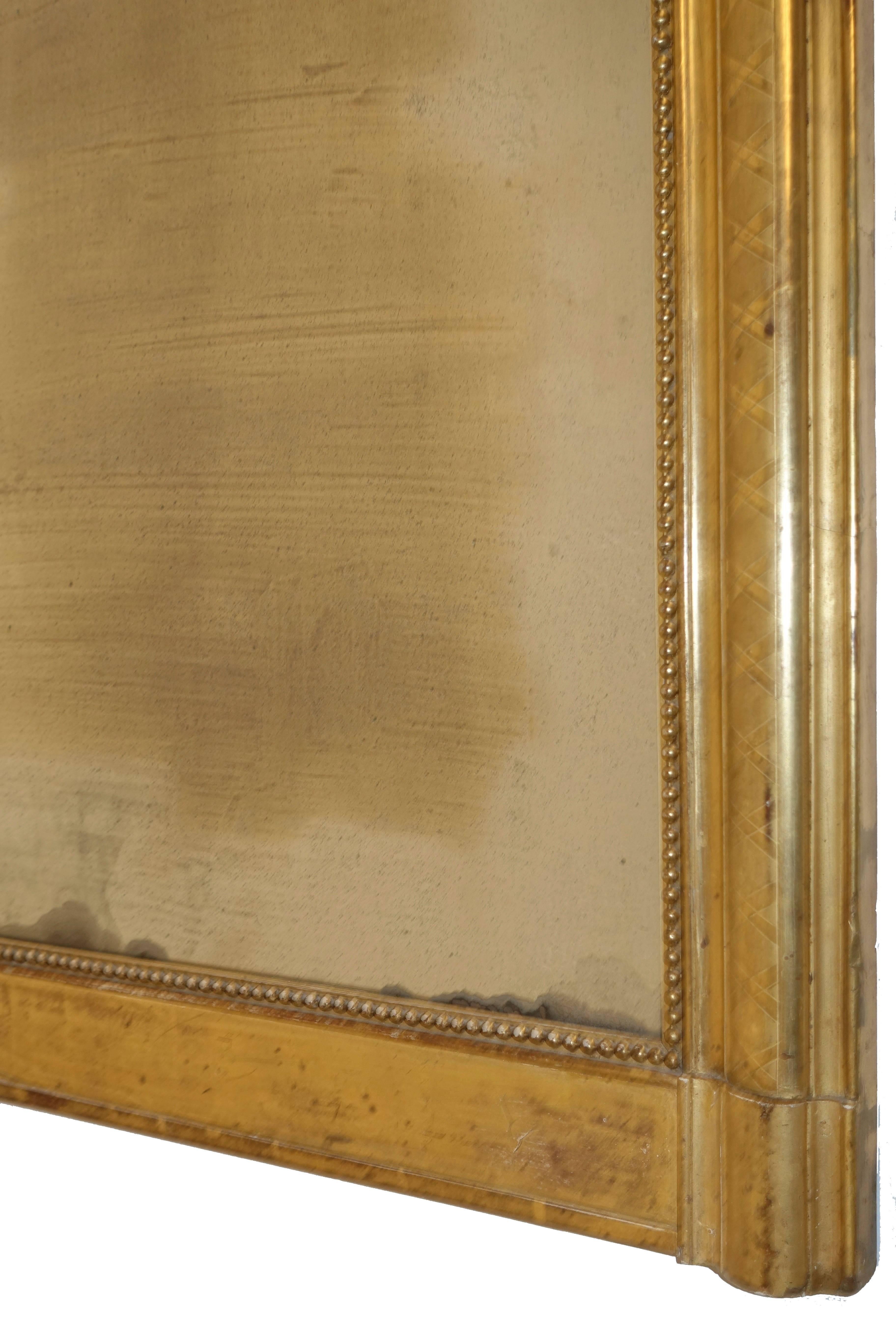 Louis Philippe Gilt Framed Mirror, French, 19th Century 2