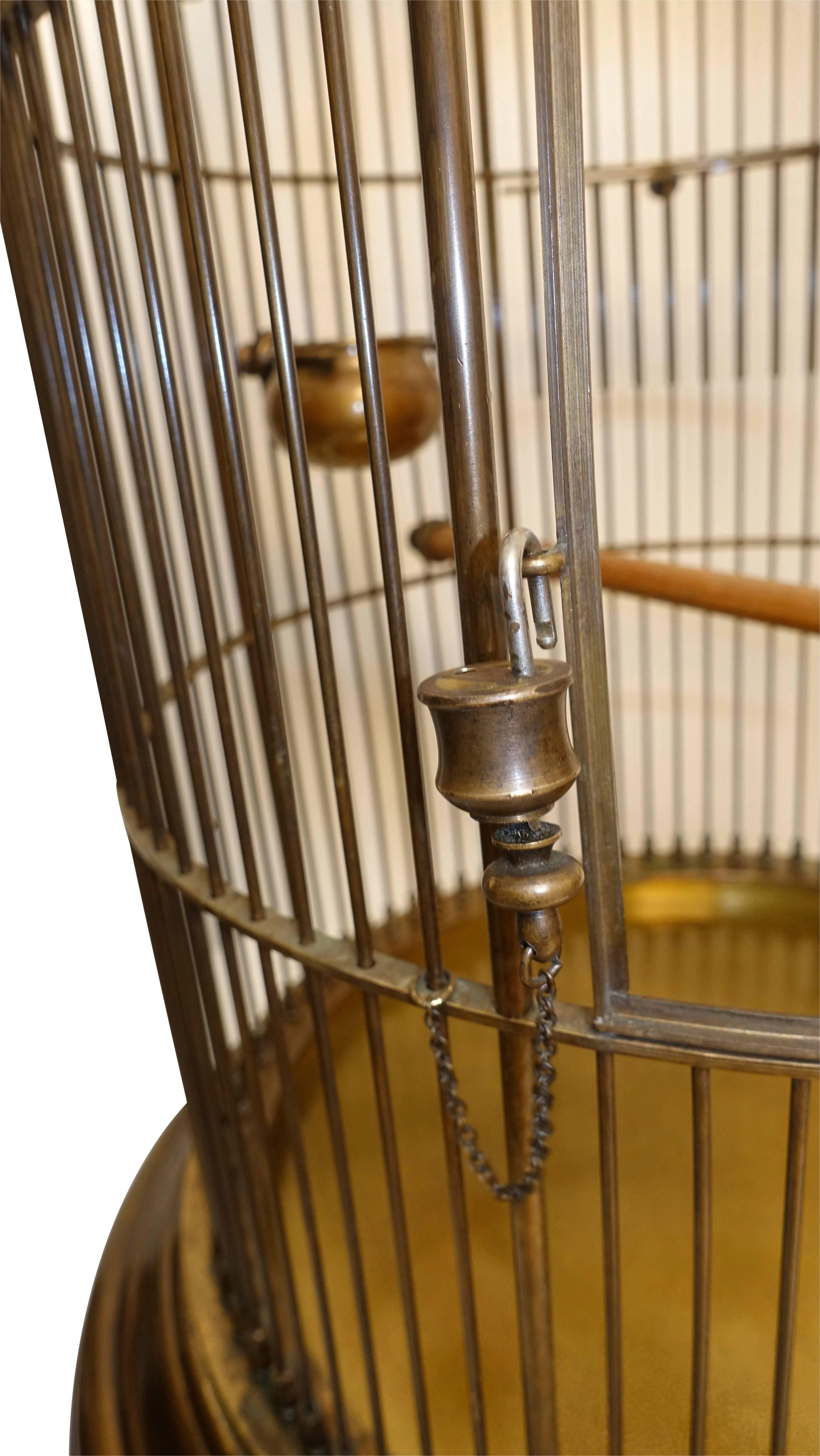 Large Bronze Bird Cage, Late 19th Century 7