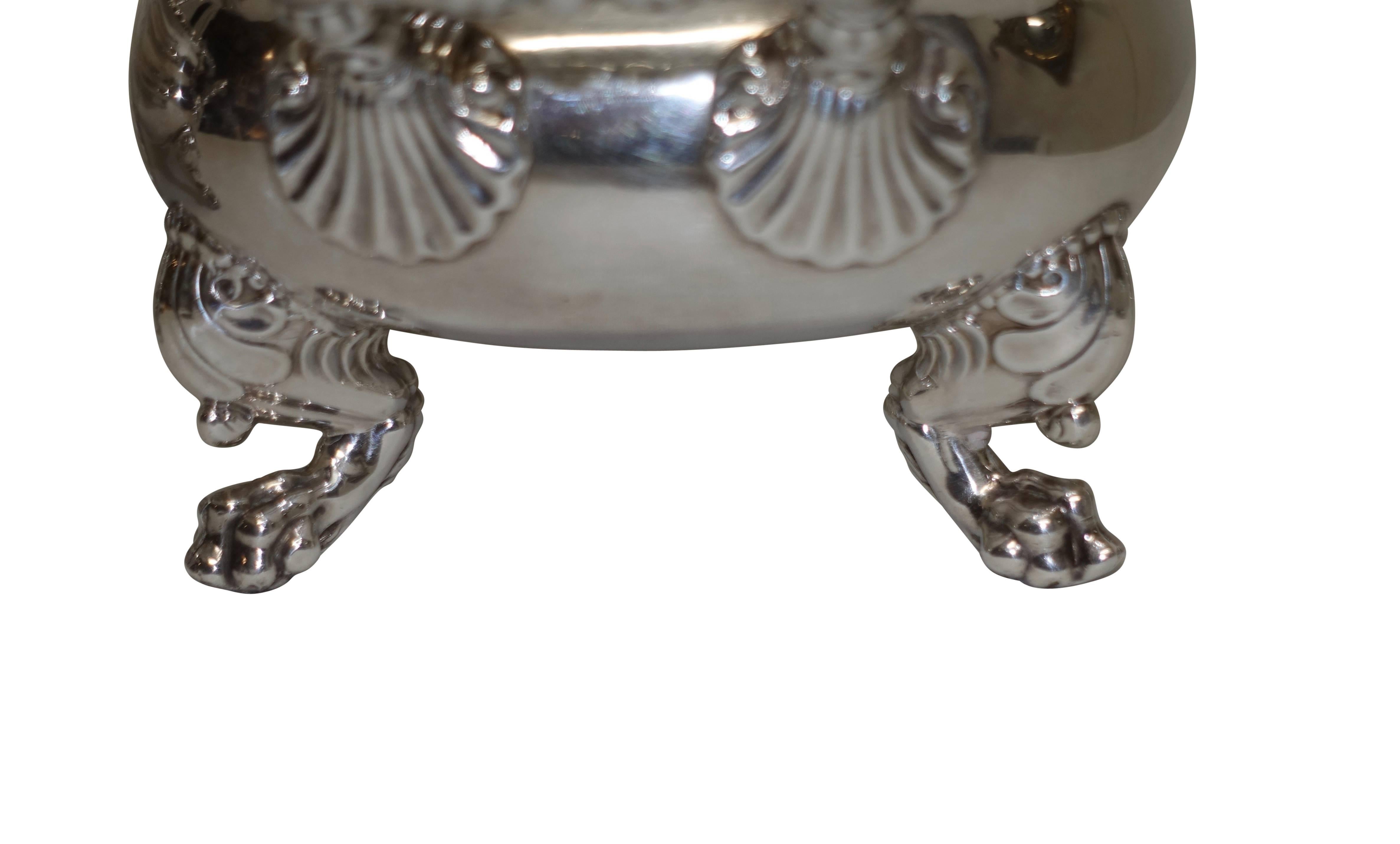 Pair of Sheffield Silver Plate Sauce Tureens English, 19th Century 1