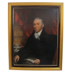 Gentleman Portrait Painting, English, 18th Century