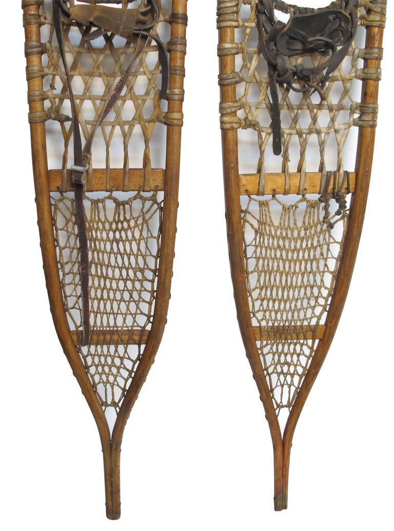 Pair of Antique Snowshoes, American, circa 1930 at 1stDibs