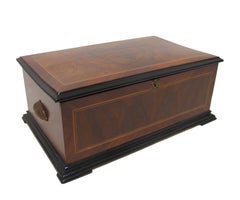 Caja de música con disco de la Compañía Imperial, Siglo XIX americano