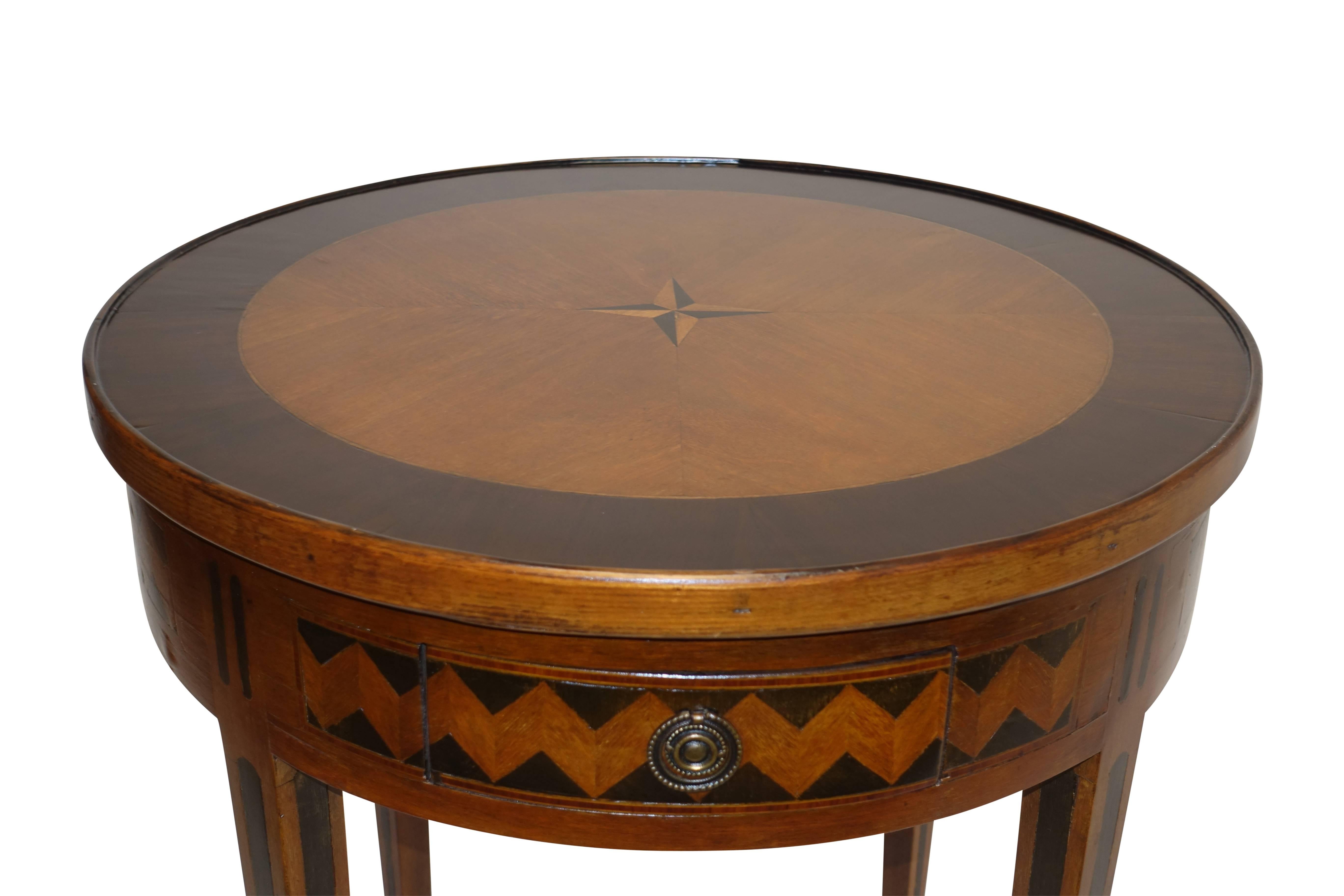 Directoire Game Table with Ebonized Inlay, French, circa 1780 1