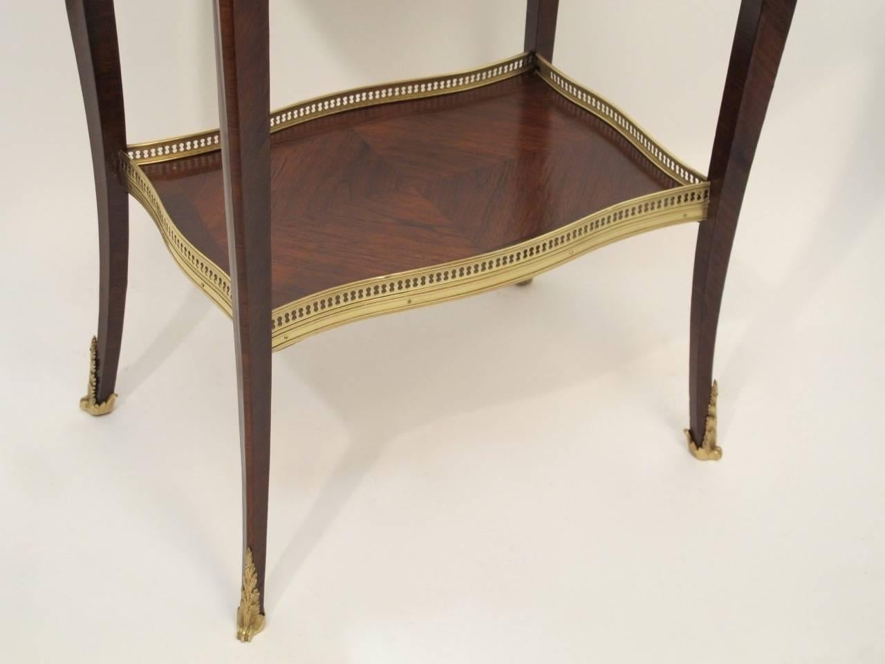 Inlay French 19th Century Louis XVI Style Side Table