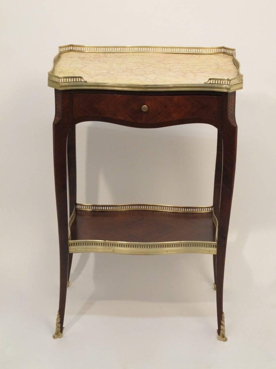 French 19th Century Louis XVI Style Side Table In Excellent Condition In San Francisco, CA