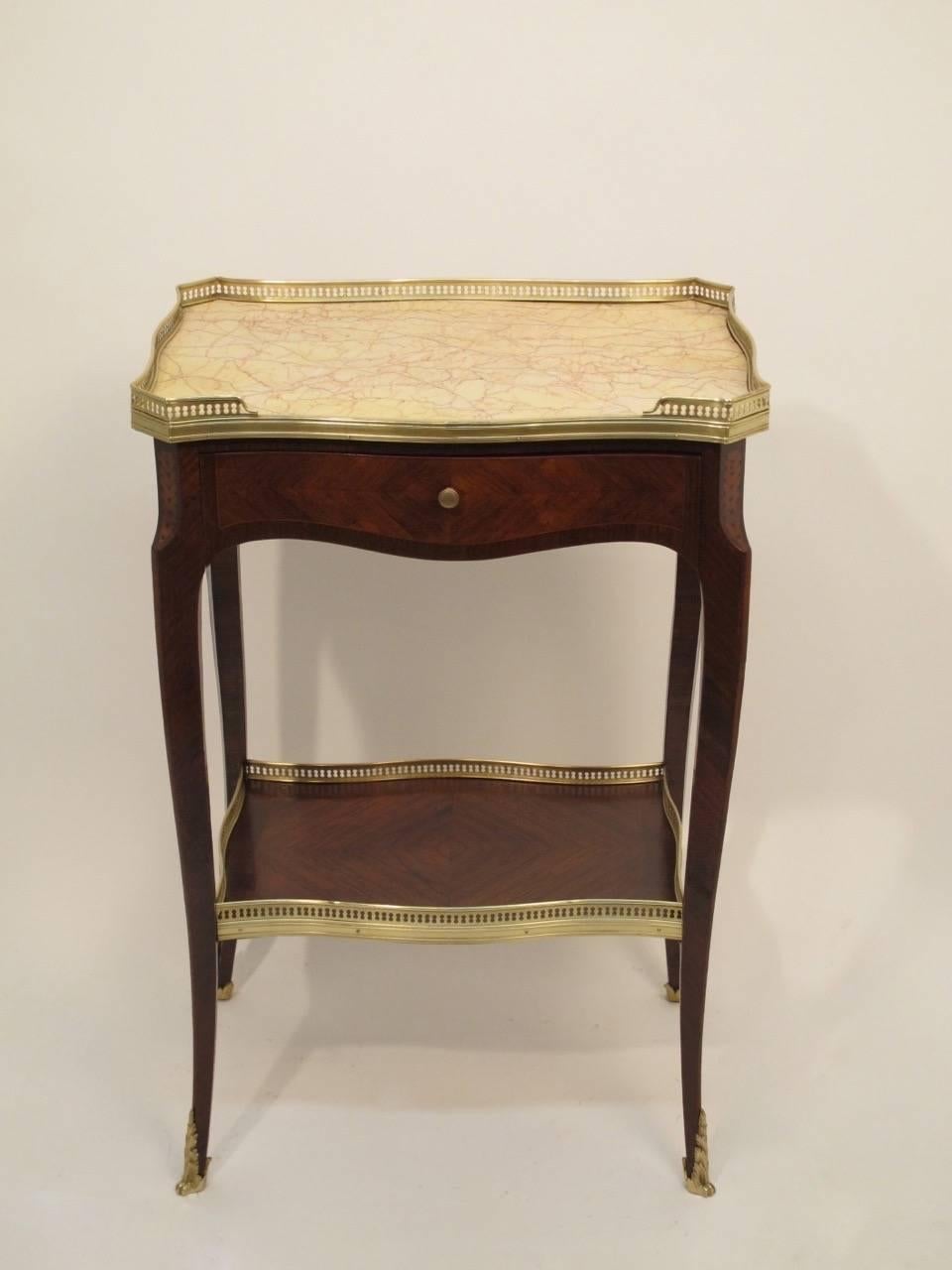 French 19th Century Louis XVI Style Side Table 2