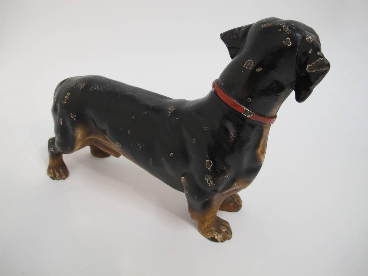 Early 20th Century Dachshund Doorstop In Excellent Condition In San Francisco, CA