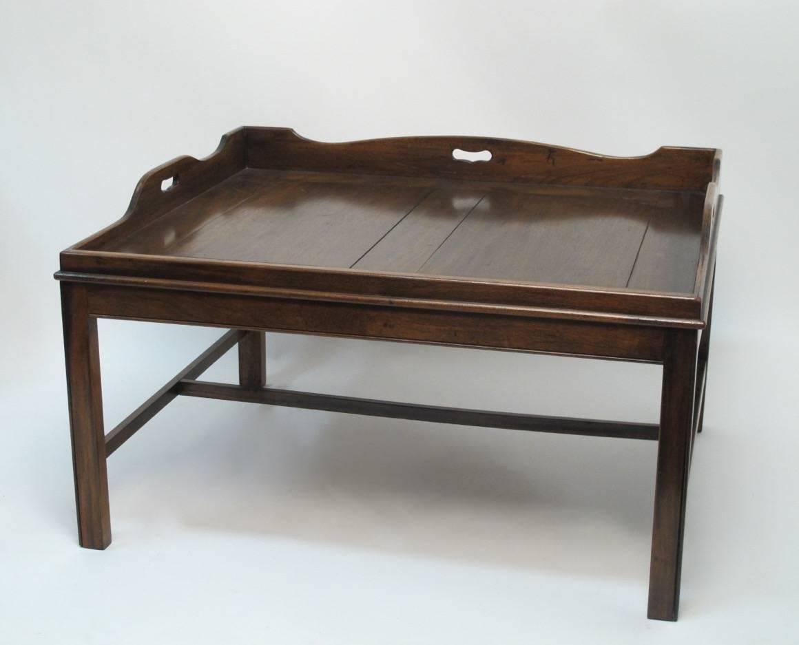 mahogany tray table