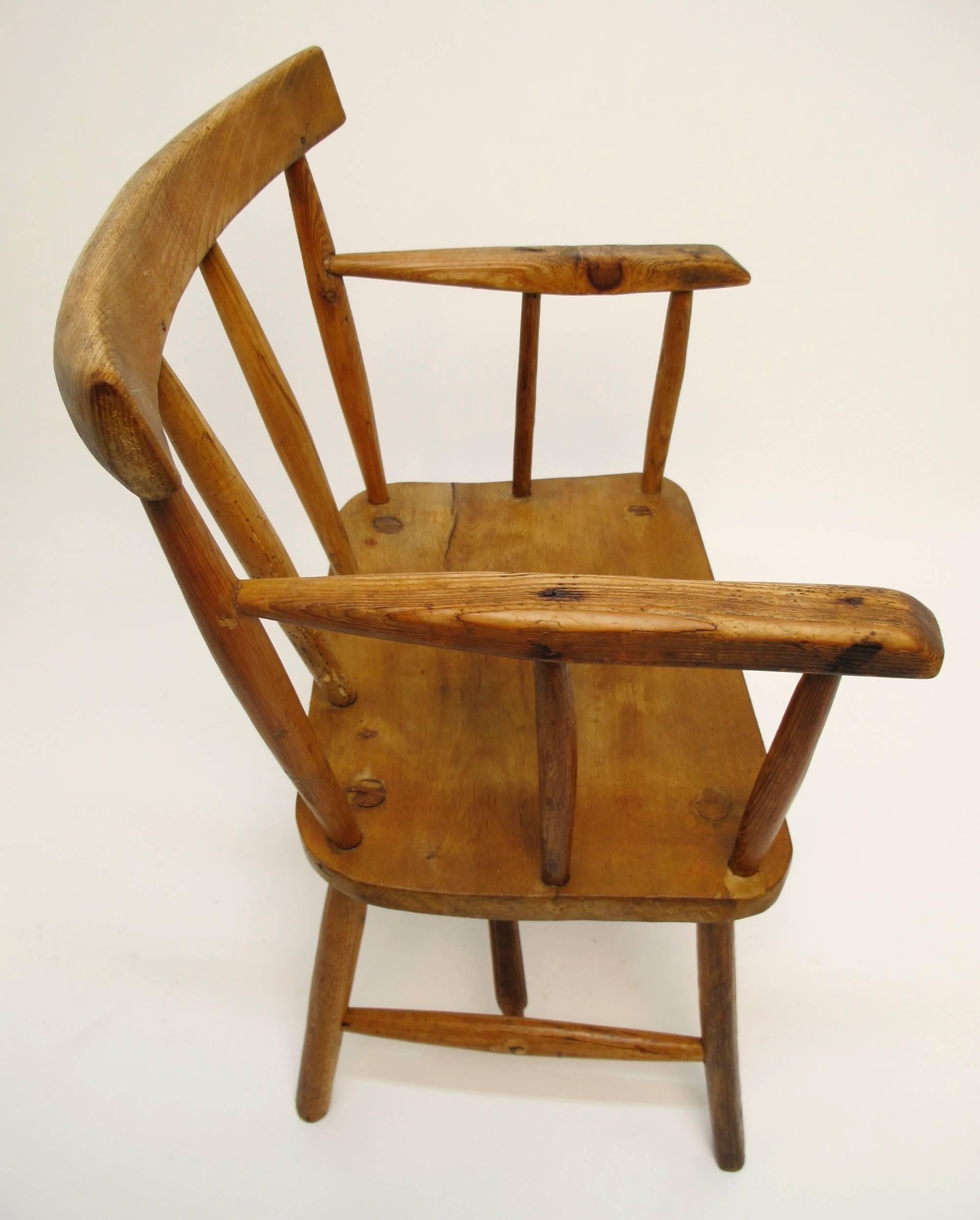Two Rustic Pine Armchairs, Bavarian, Late 19th Century 1