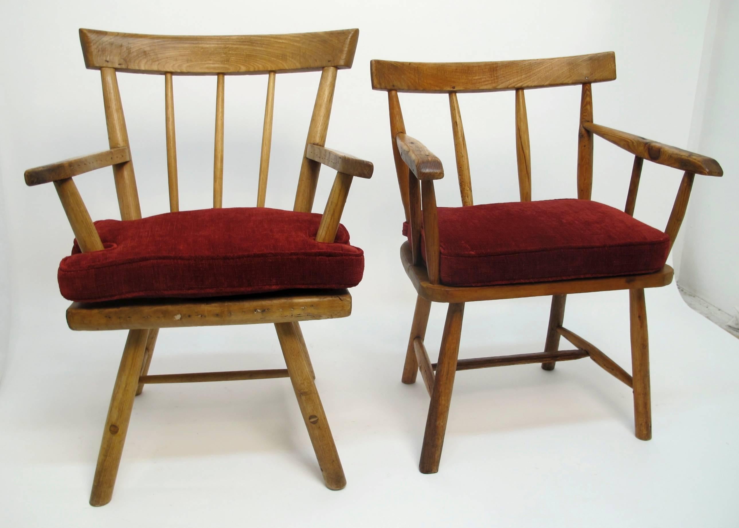 Two Rustic Pine Armchairs, Bavarian, Late 19th Century 4