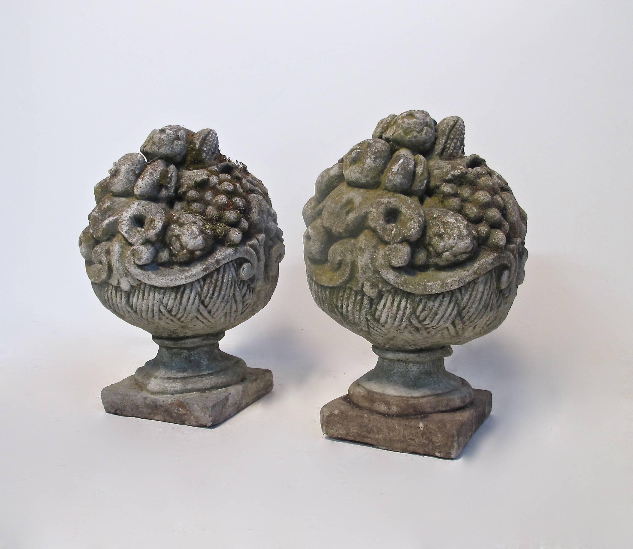 Regency Pair of Cadogan Stone Fruit Baskets, English
