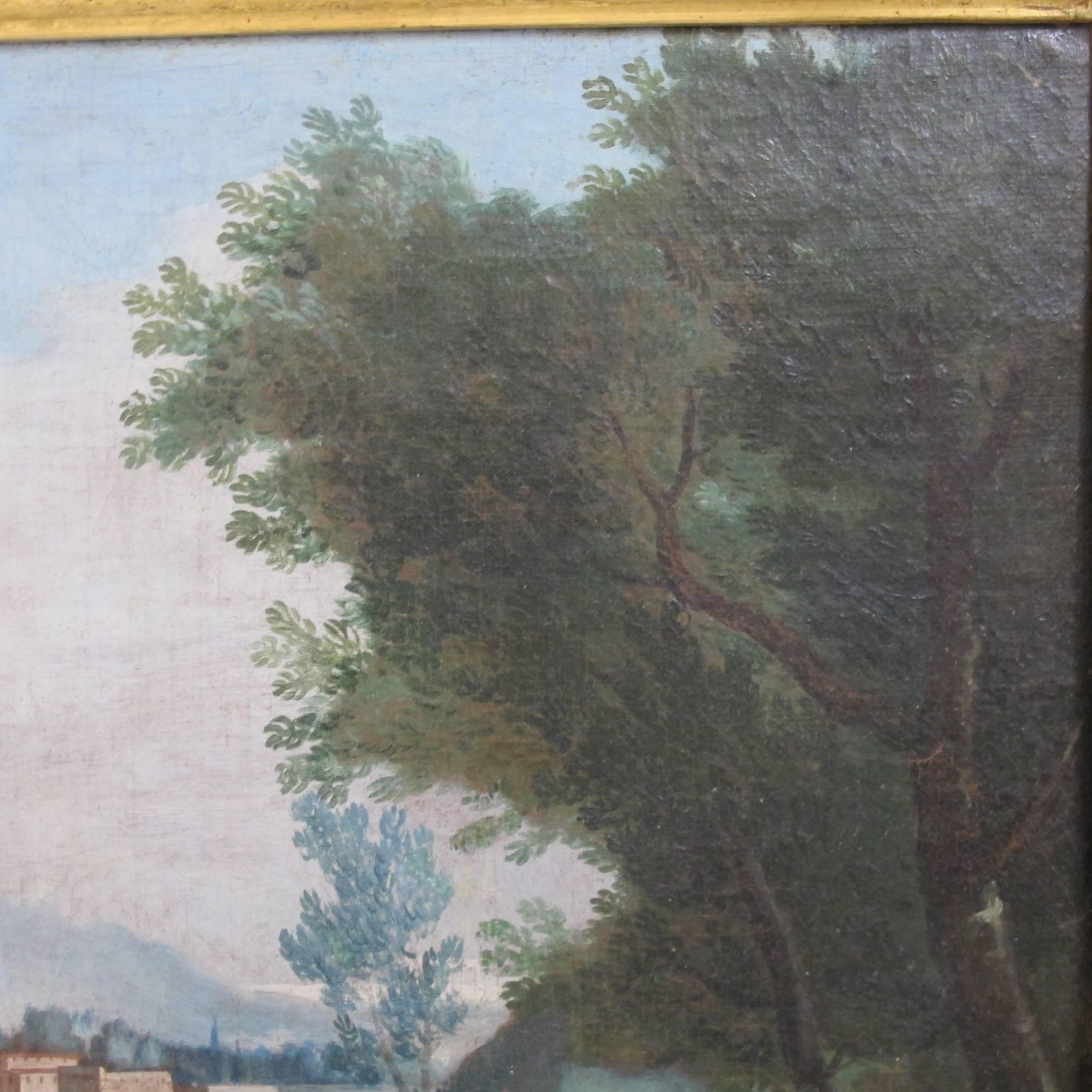 Canvas 18th Century Italian Painting For Sale