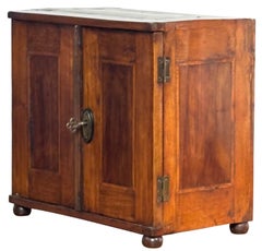 17th Century Augsburg Germany Marquetry Table Top Collectors Cabinet Box