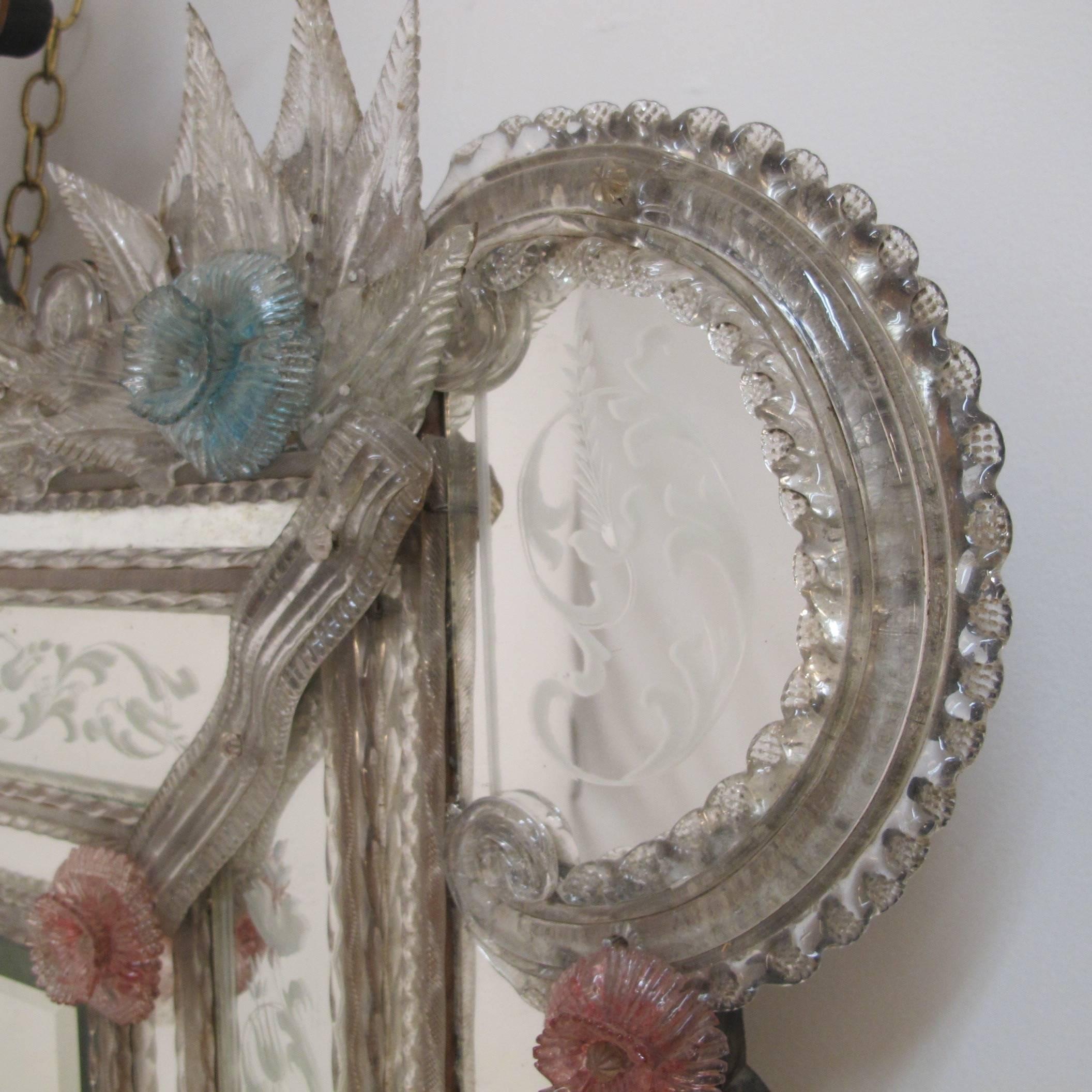 Large 19th Century Italian Venetian Mirror 5