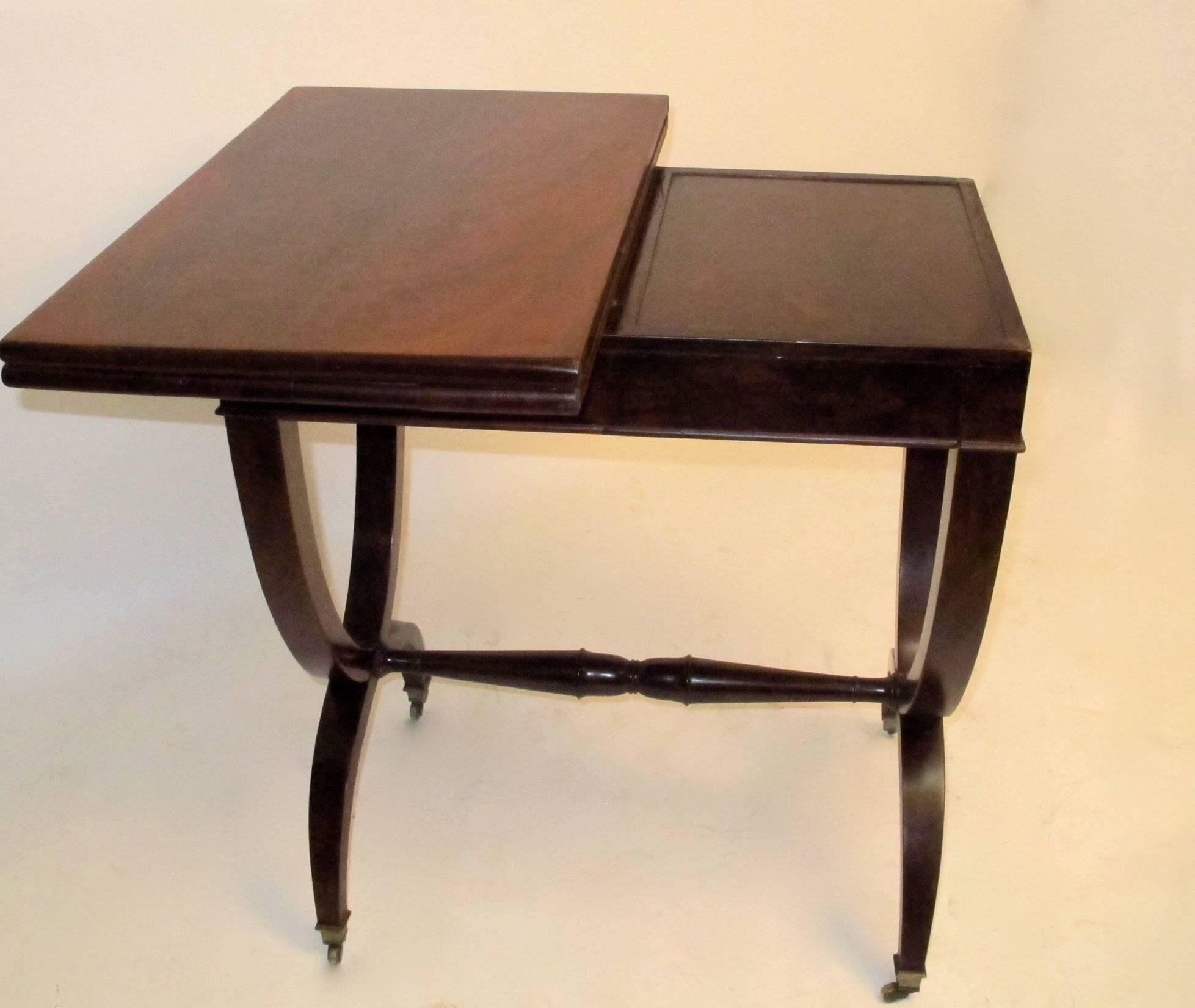 Early 19th Century English Regency Game and Side Table 6