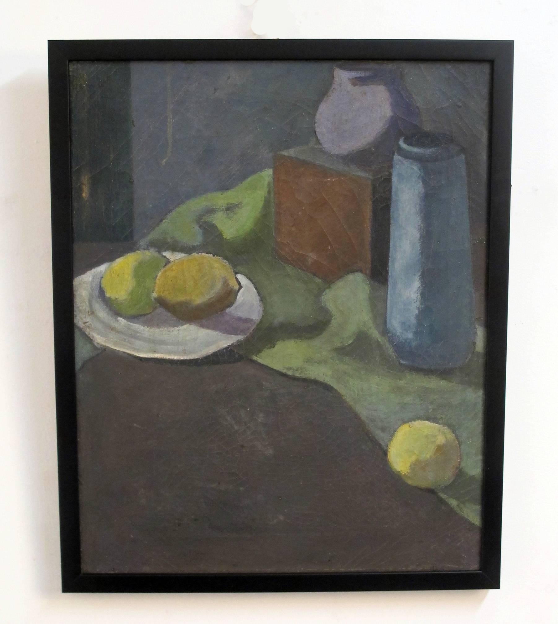 Still Life Painting by David Ladin, American Mid 20th Century In Excellent Condition In San Francisco, CA