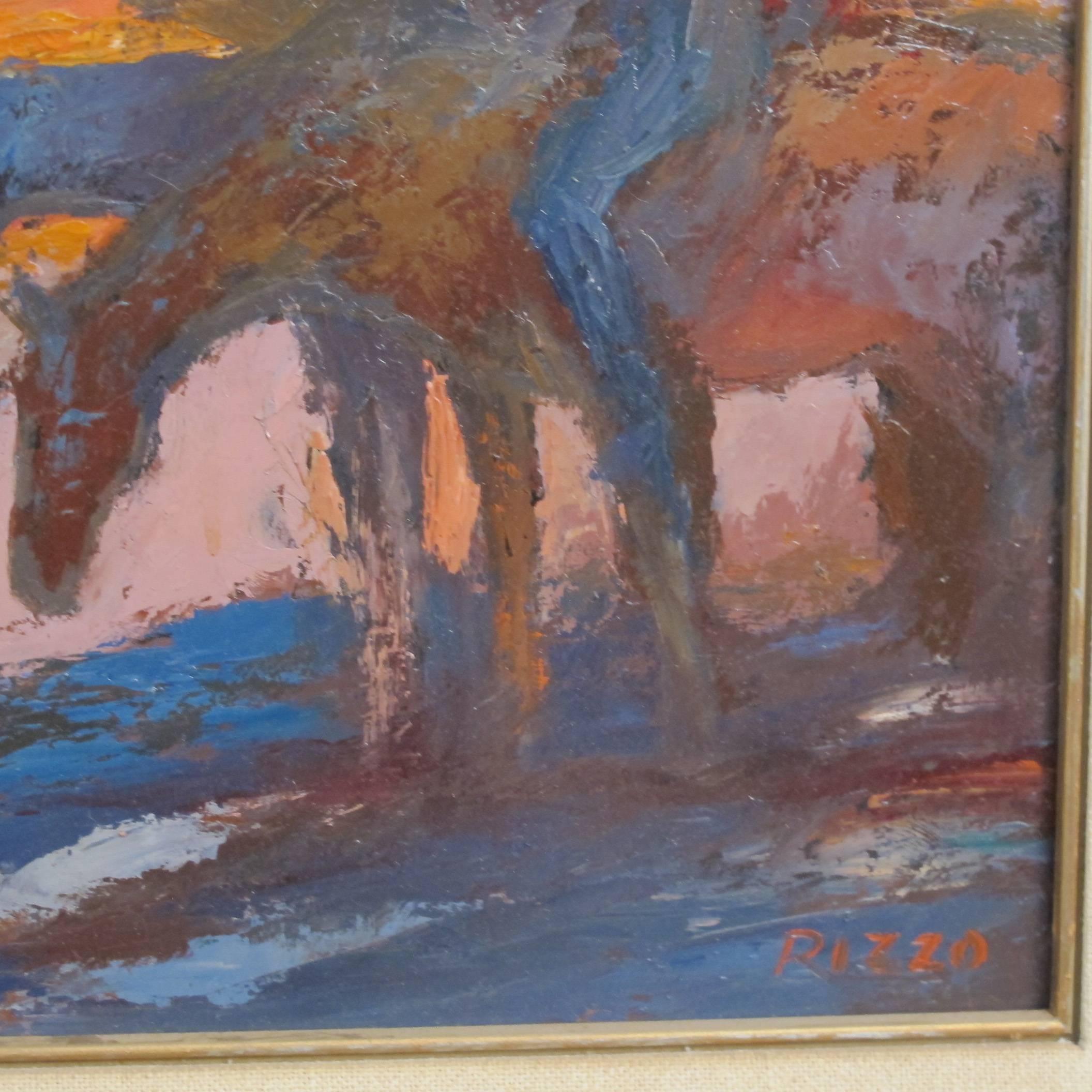 Western Landscape Painting by Anthony Rizzo In Good Condition In San Francisco, CA