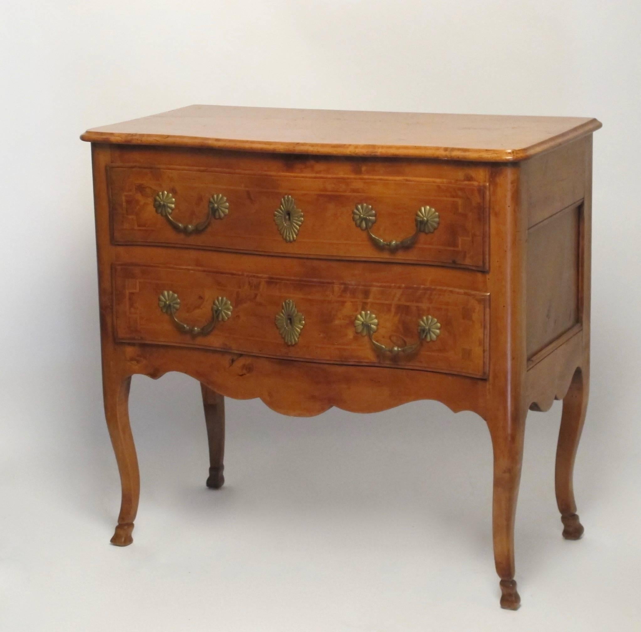 Fruitwood 19th Century French Louis XV Commode