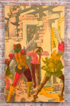 Litographie italienne des années 1950 Artistica