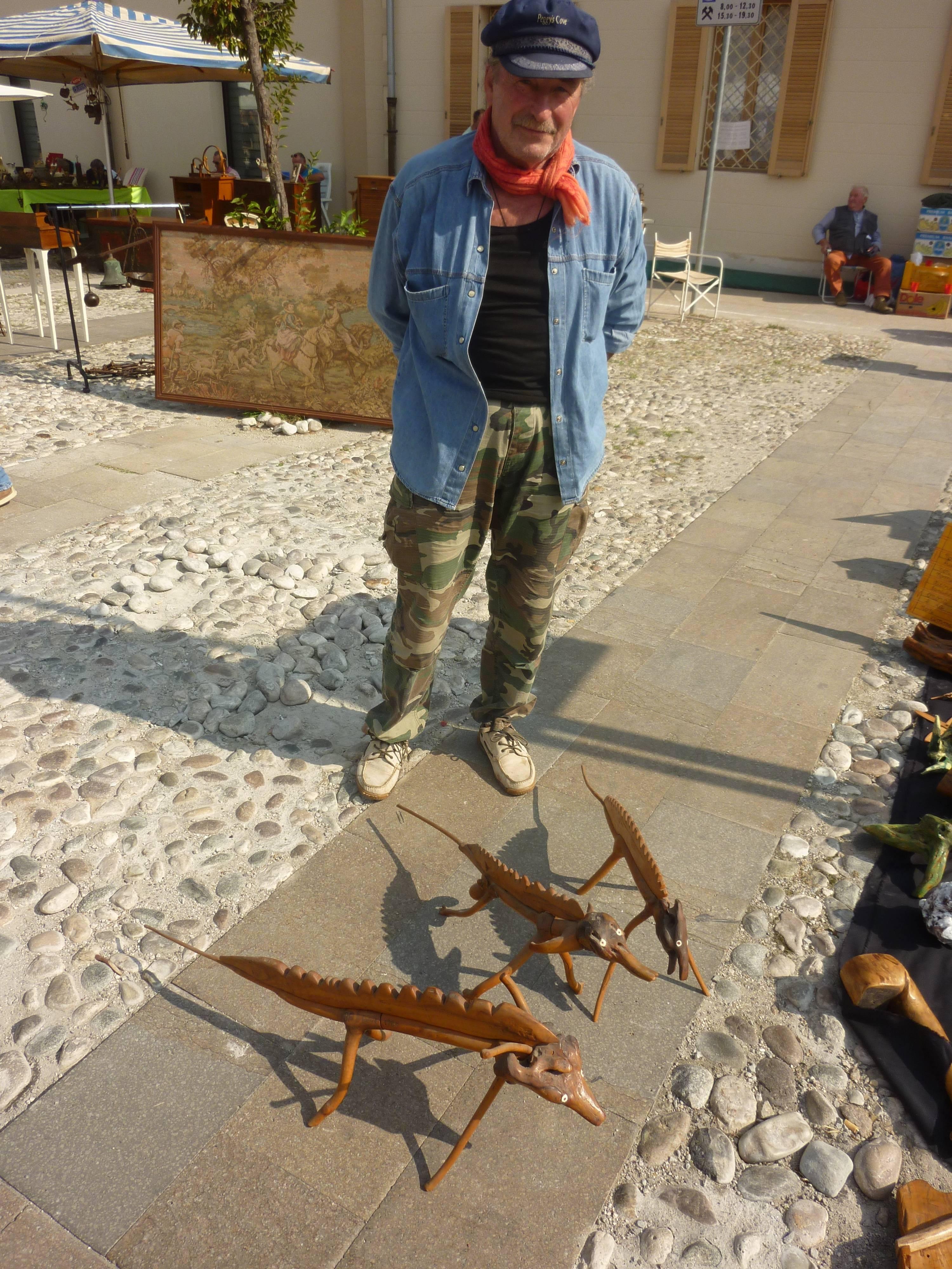 Italiano Scultura in Wood di Franco Bittante in vendita