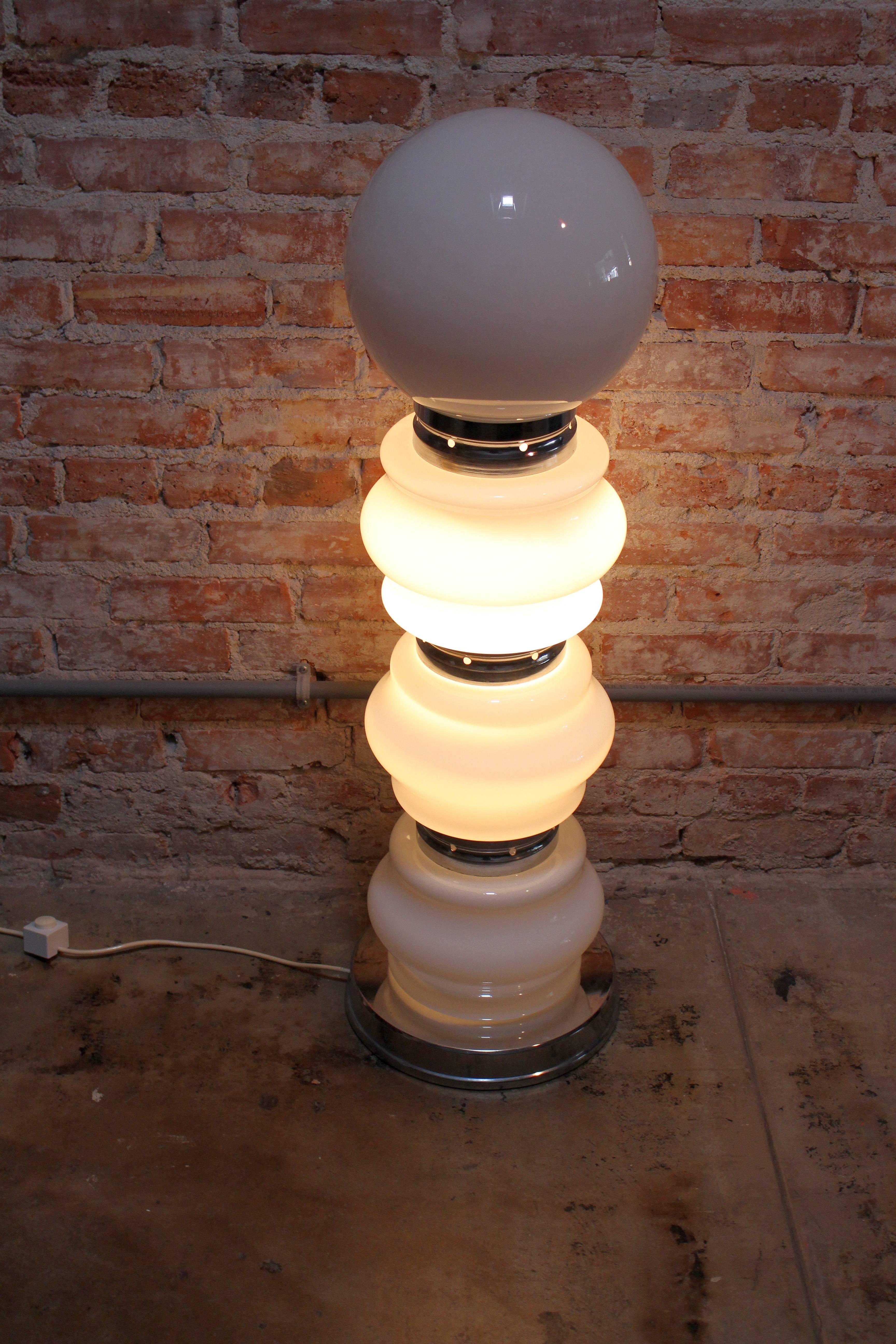 Vetreria Murano Floor Lamp In Excellent Condition In Los Angeles, CA
