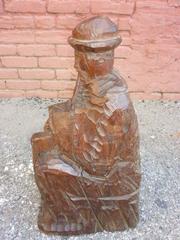 Post Social Wood Sculpture