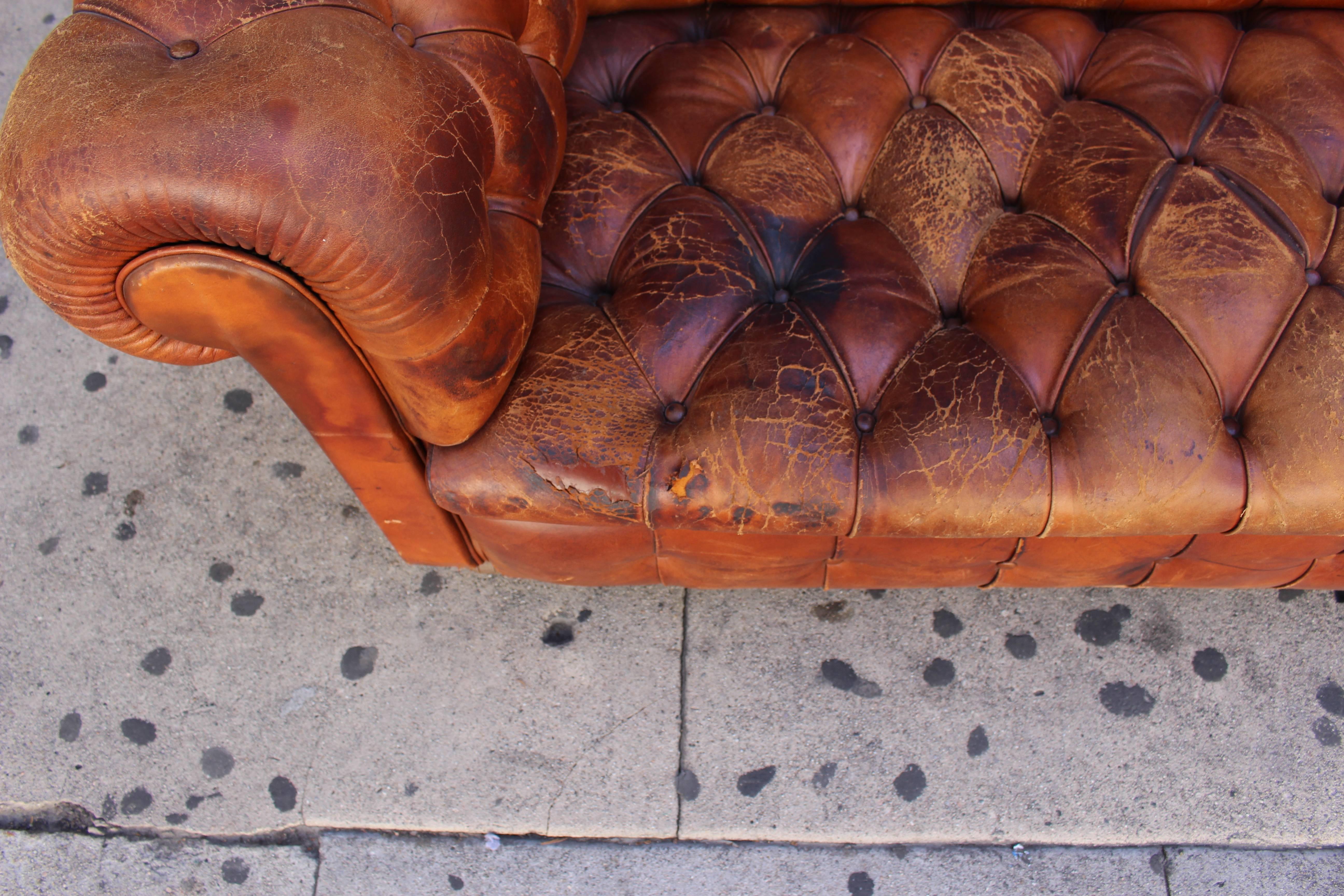 Early 20th Century Antique Chesterfield Couch