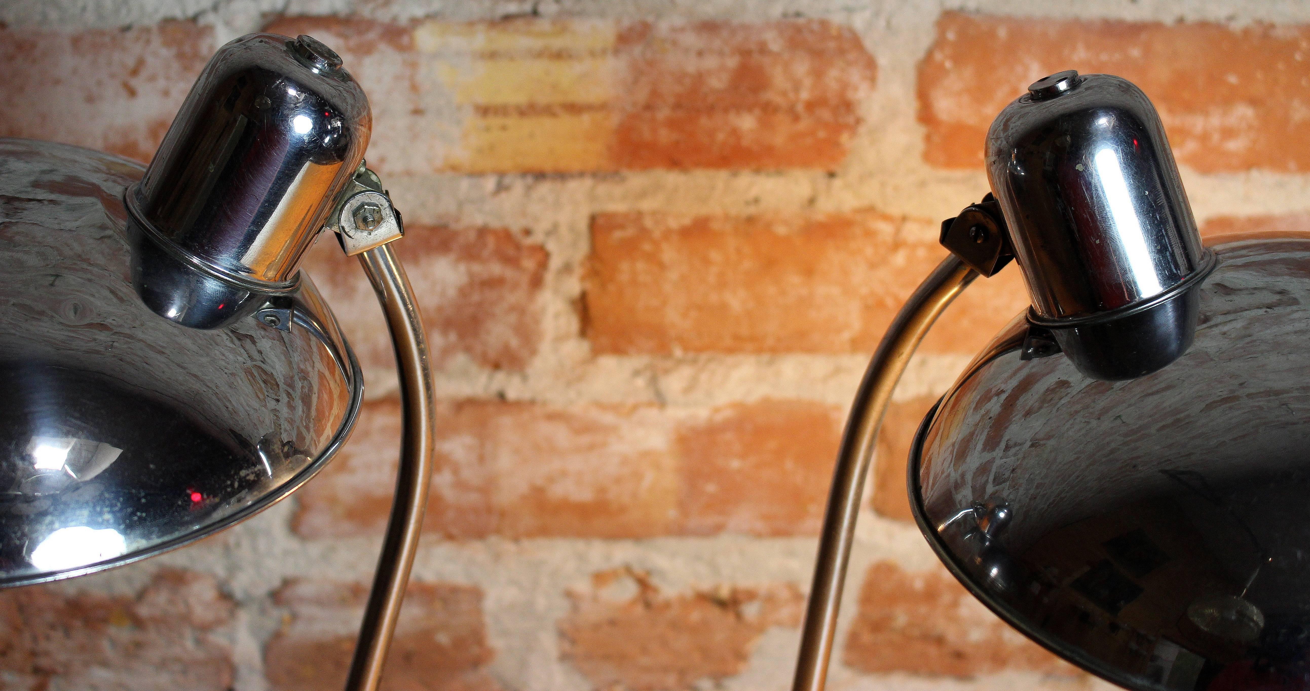 Mid-20th Century French Art Deco Pair of Table Lamps