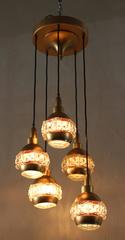 Italian Midcentury Chandelier Attributed to O'luce