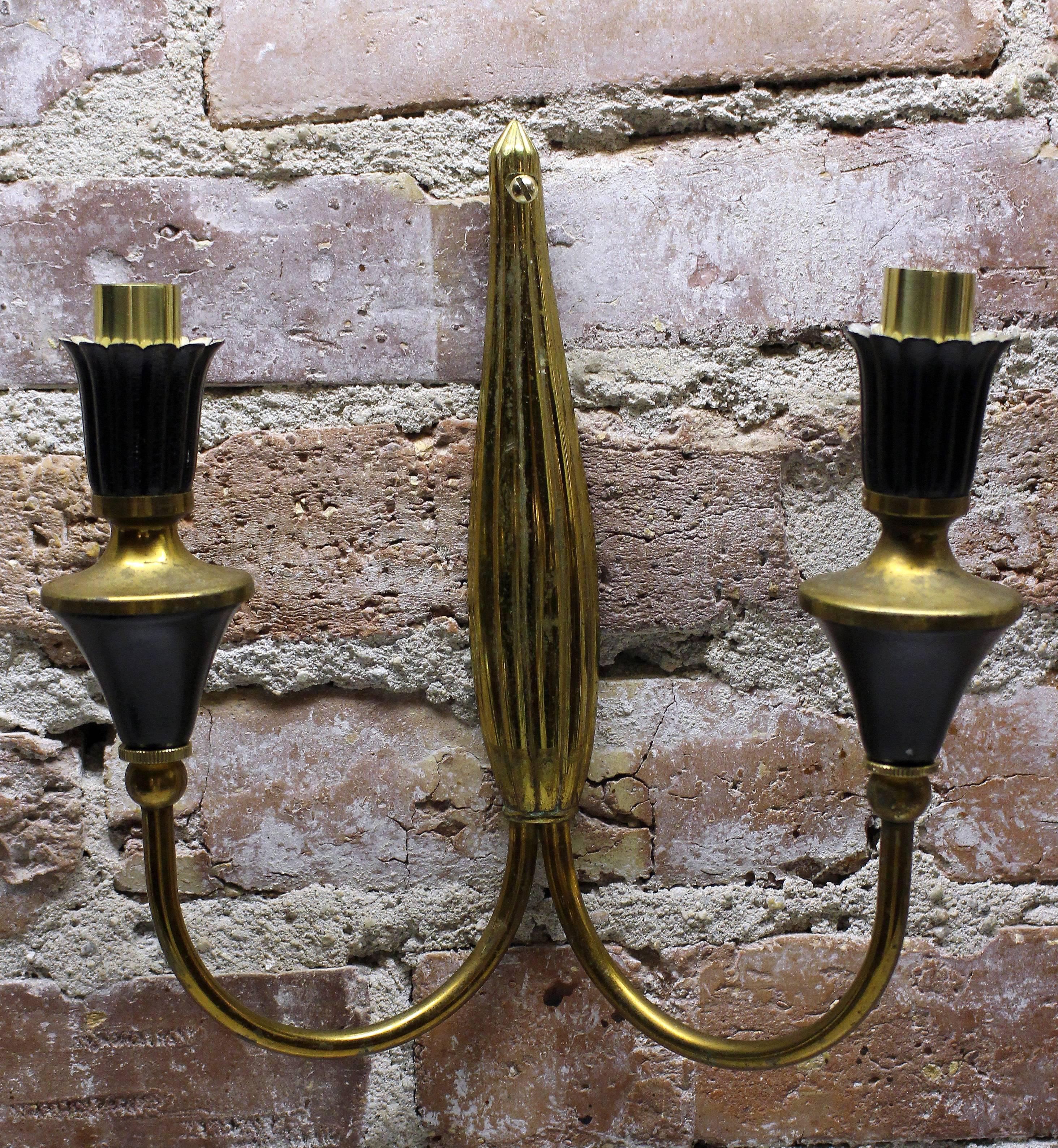 Mid-20th Century Italian Brass Applyques