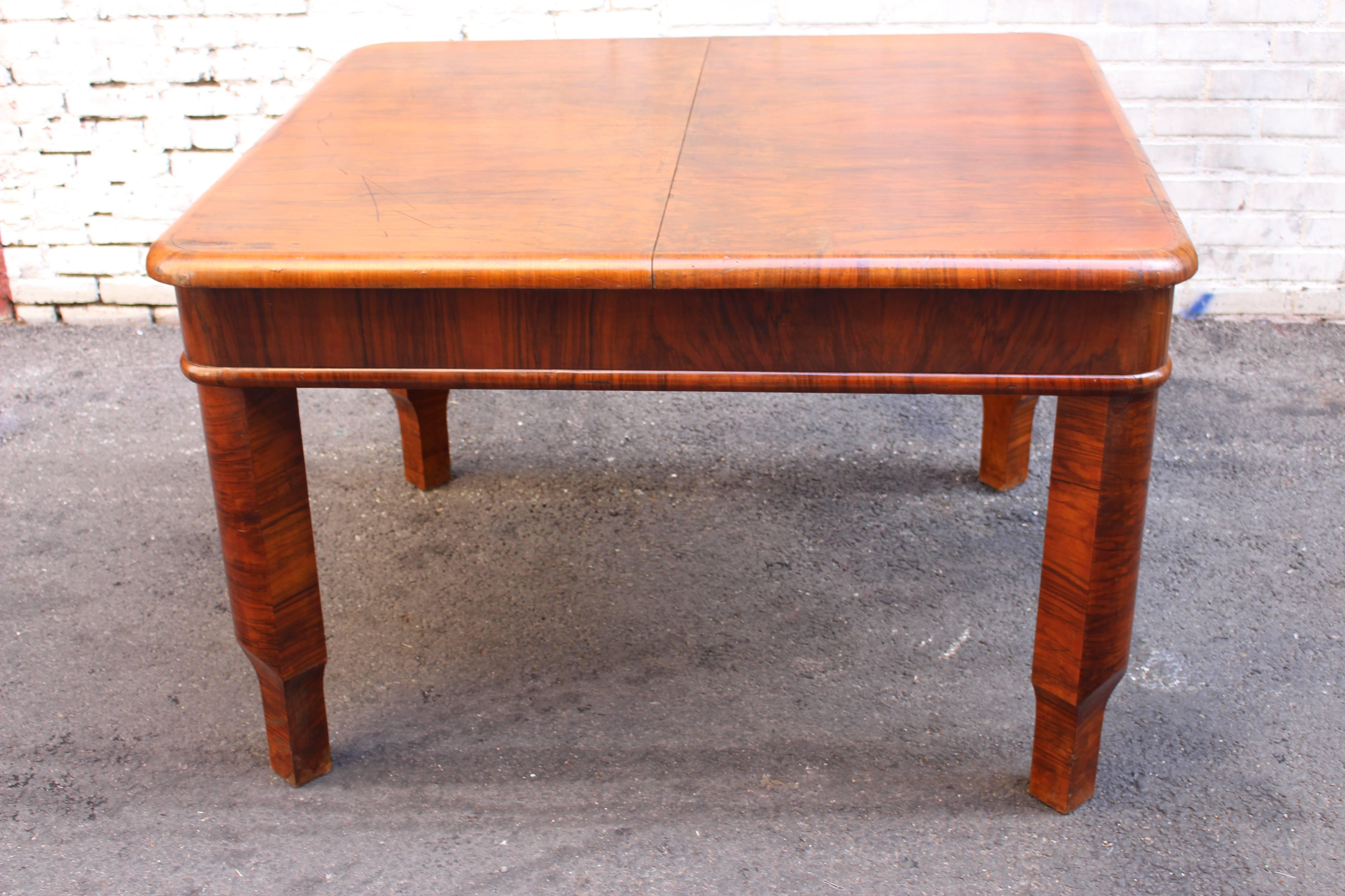 art deco drop leaf table