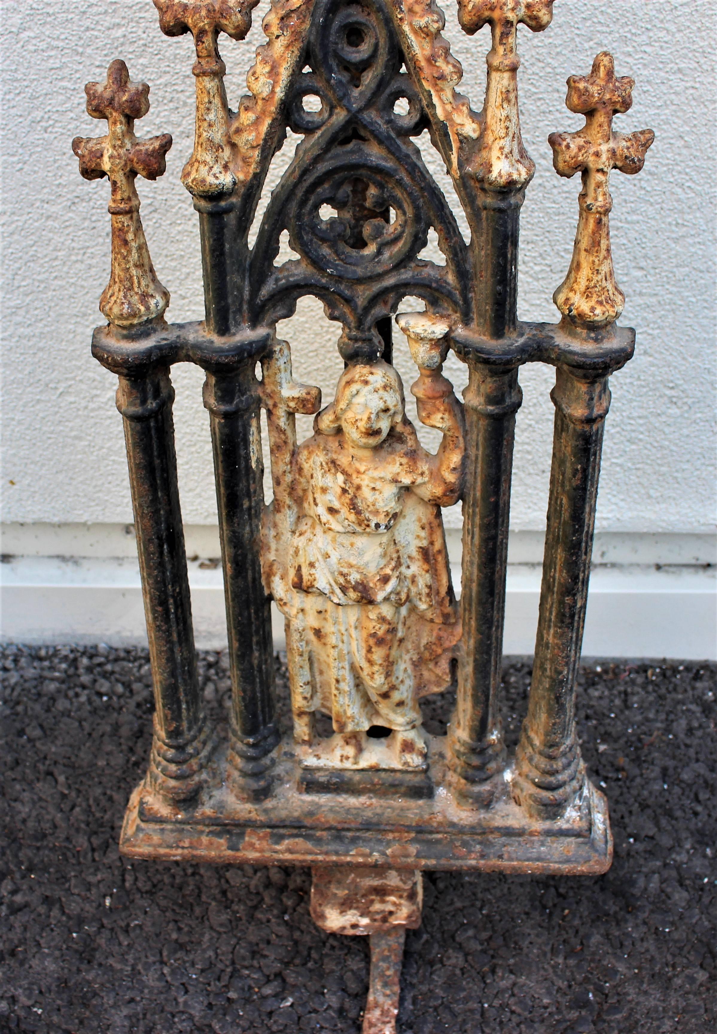 20th Century French Belle Epoque Castiron Large Crosses For Sale