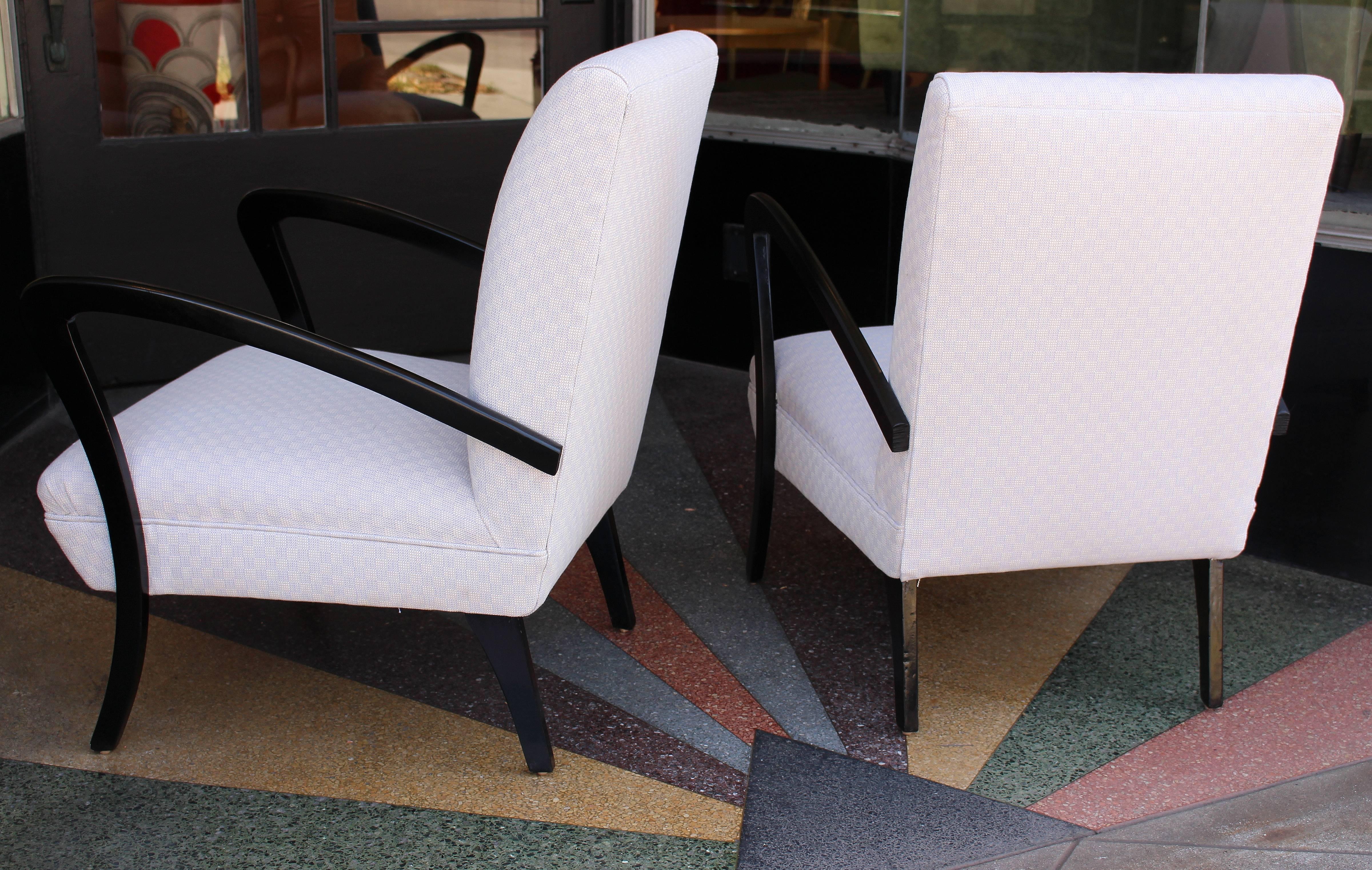 Mid-Century Modern Italian Chairs in Style of Paolo Buffa