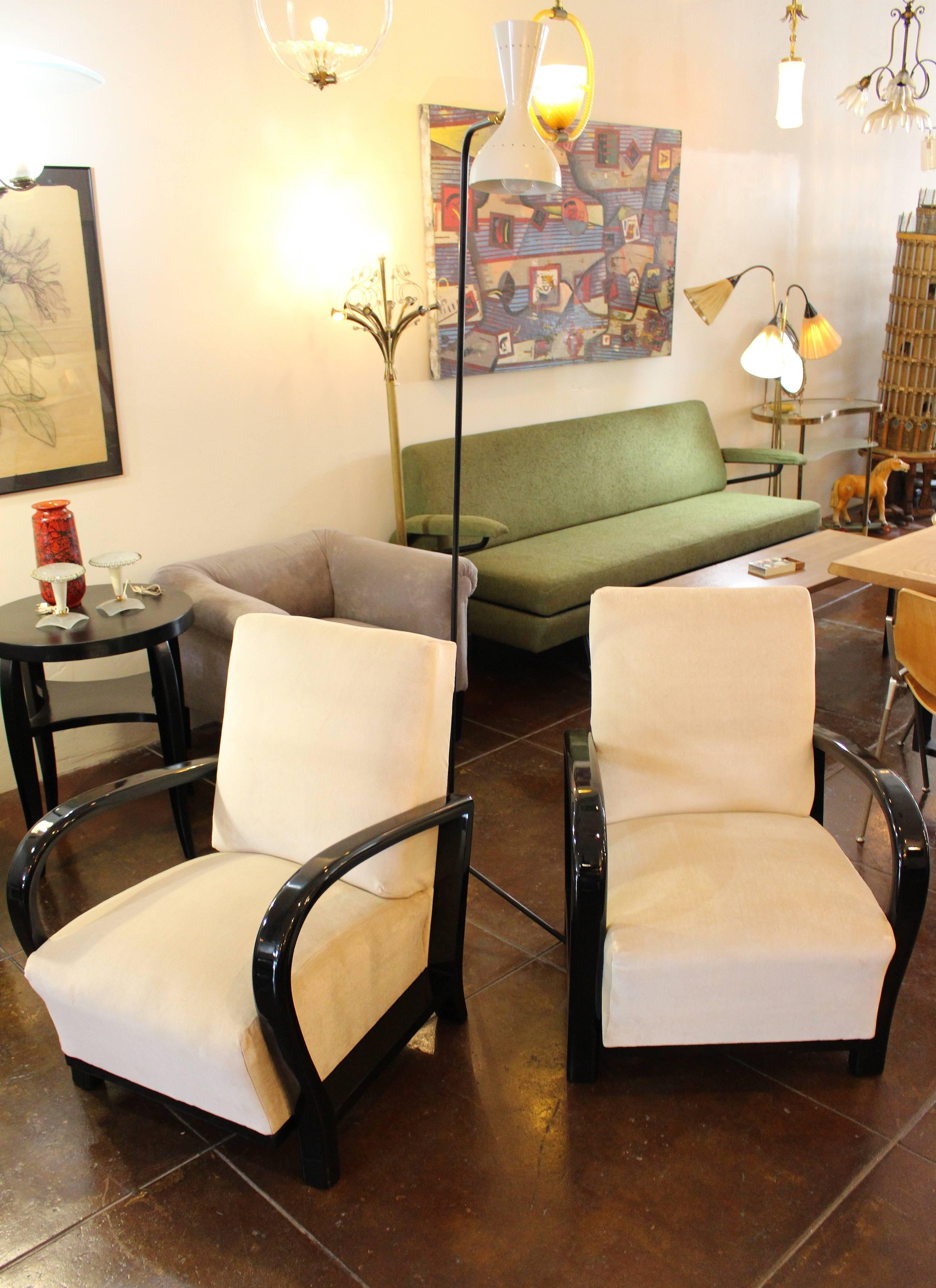 Mid-20th Century French Art Deco Club Chairs