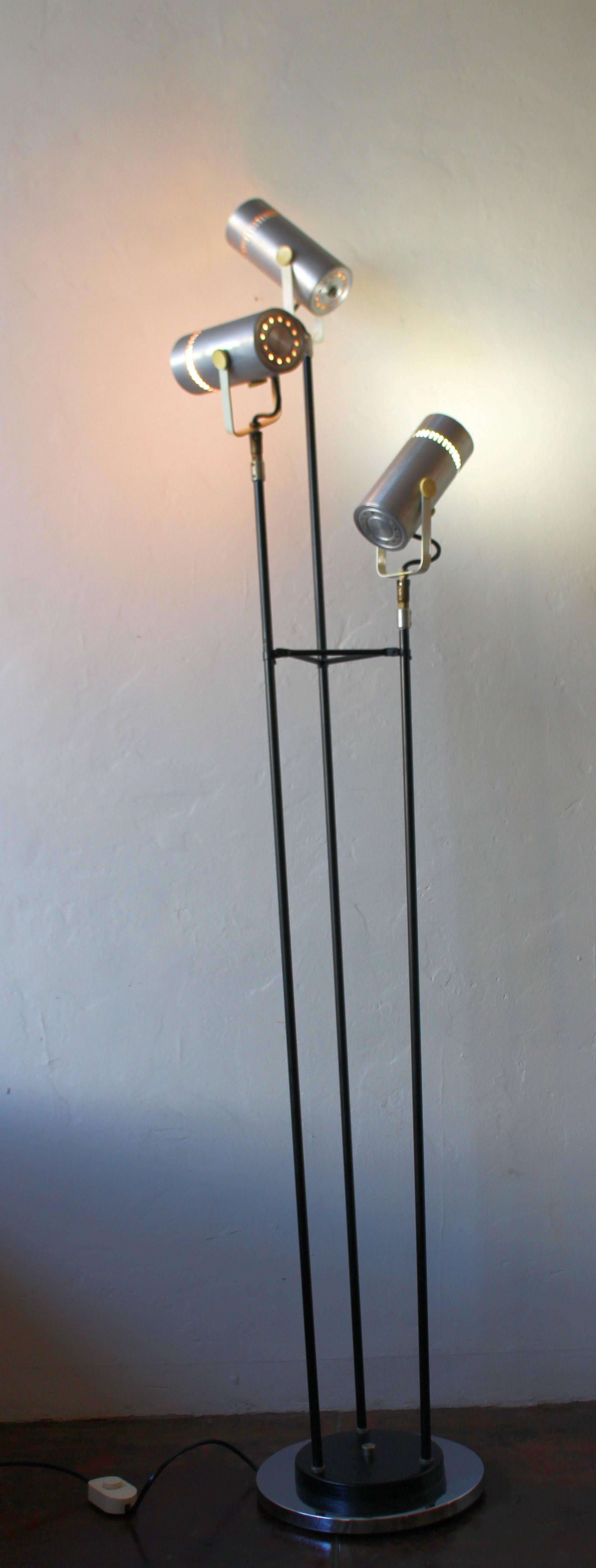 Italian Floor Lamp Attributed to Tito Agnoli for O-Luce In Good Condition In Los Angeles, CA
